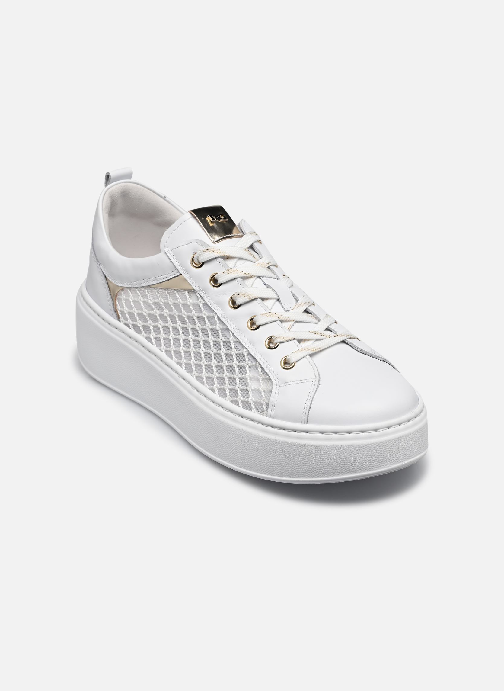 Niedrige Sneaker E615292D damen weiß NeroGiardini Niedrige Sneaker E615292D damen weiß 707