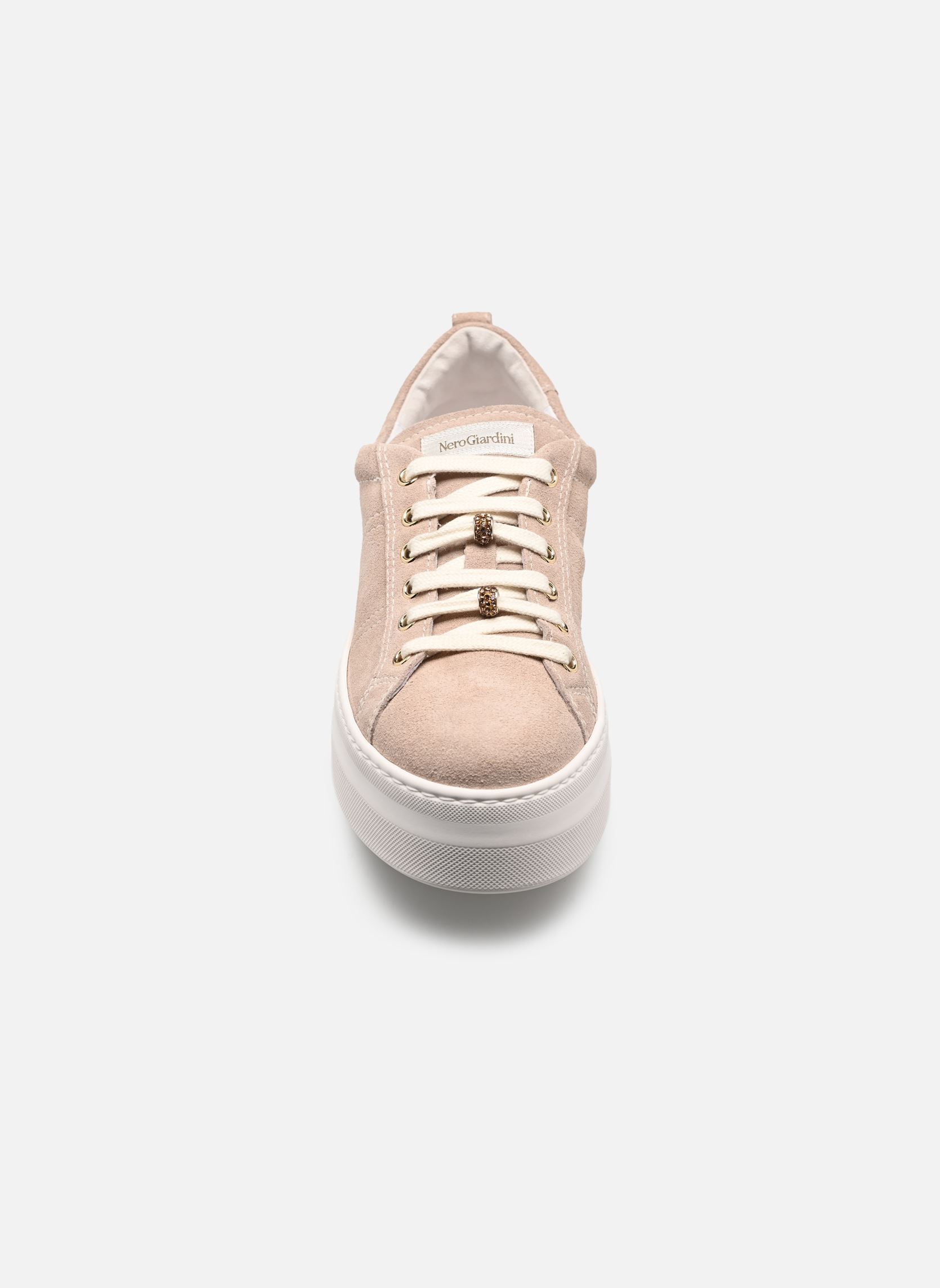 Niedrige Sneaker E615310D damen beige NeroGiardini Niedrige Sneaker E615310D damen beige 677