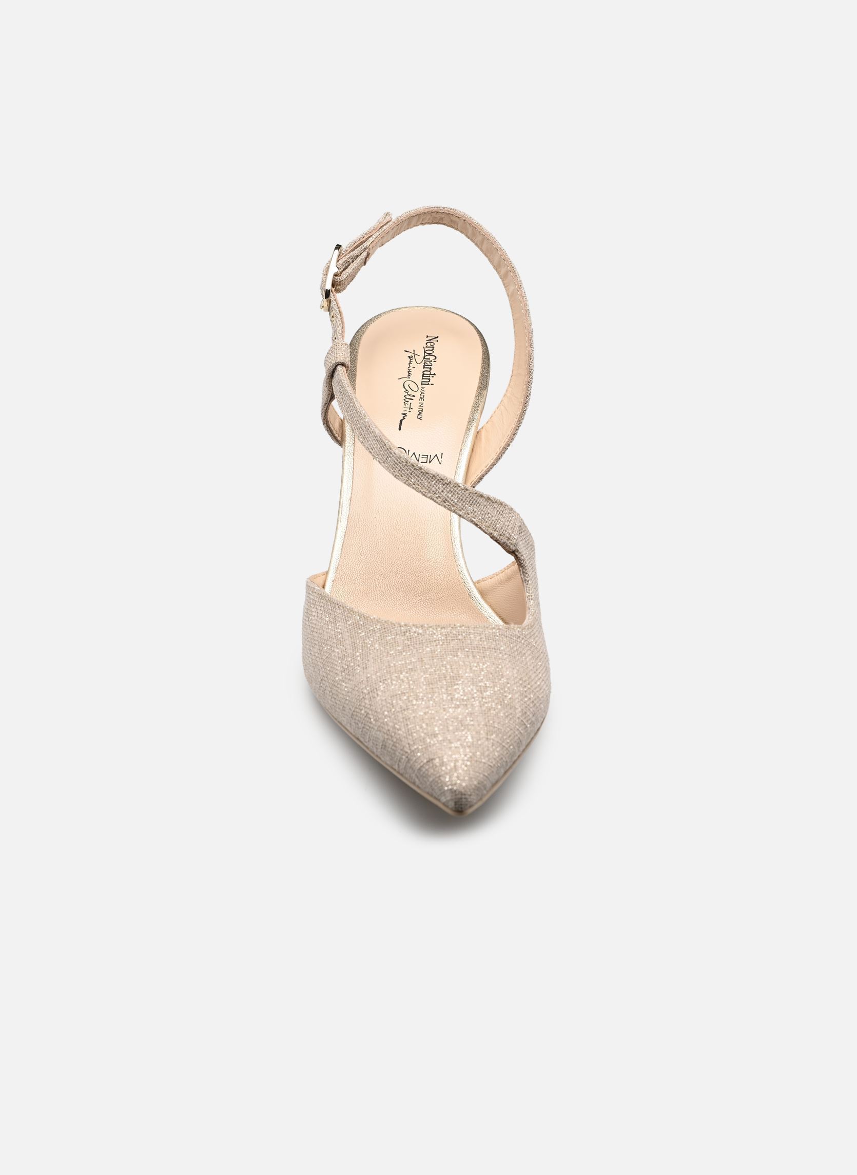 Slingback pumps E607010DE dames goud en brons NeroGiardini Slingback pumps E607010DE dames goud en brons 412