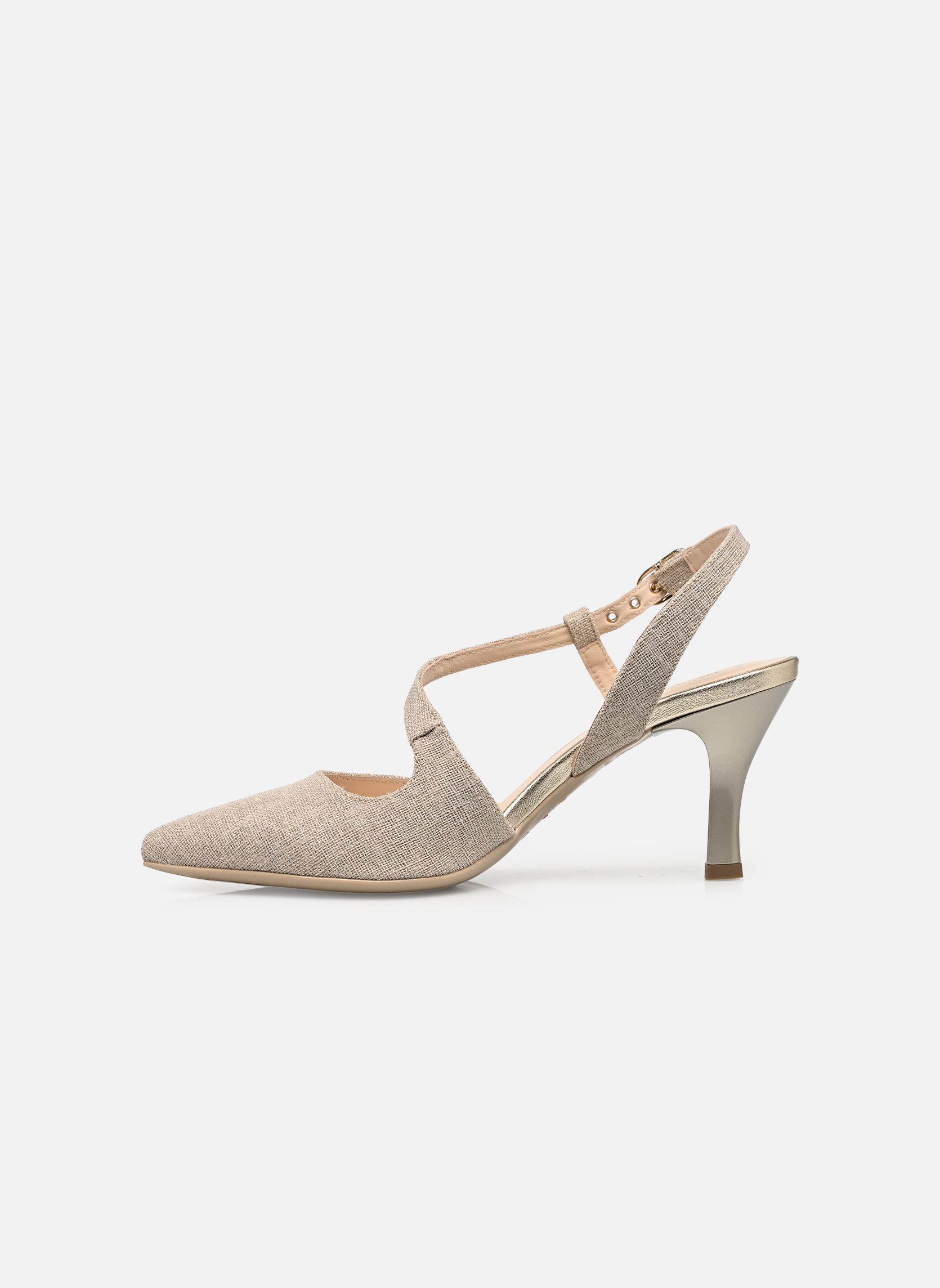Slingback pumps E607010DE dames goud en brons NeroGiardini Slingback pumps E607010DE dames goud en brons 412