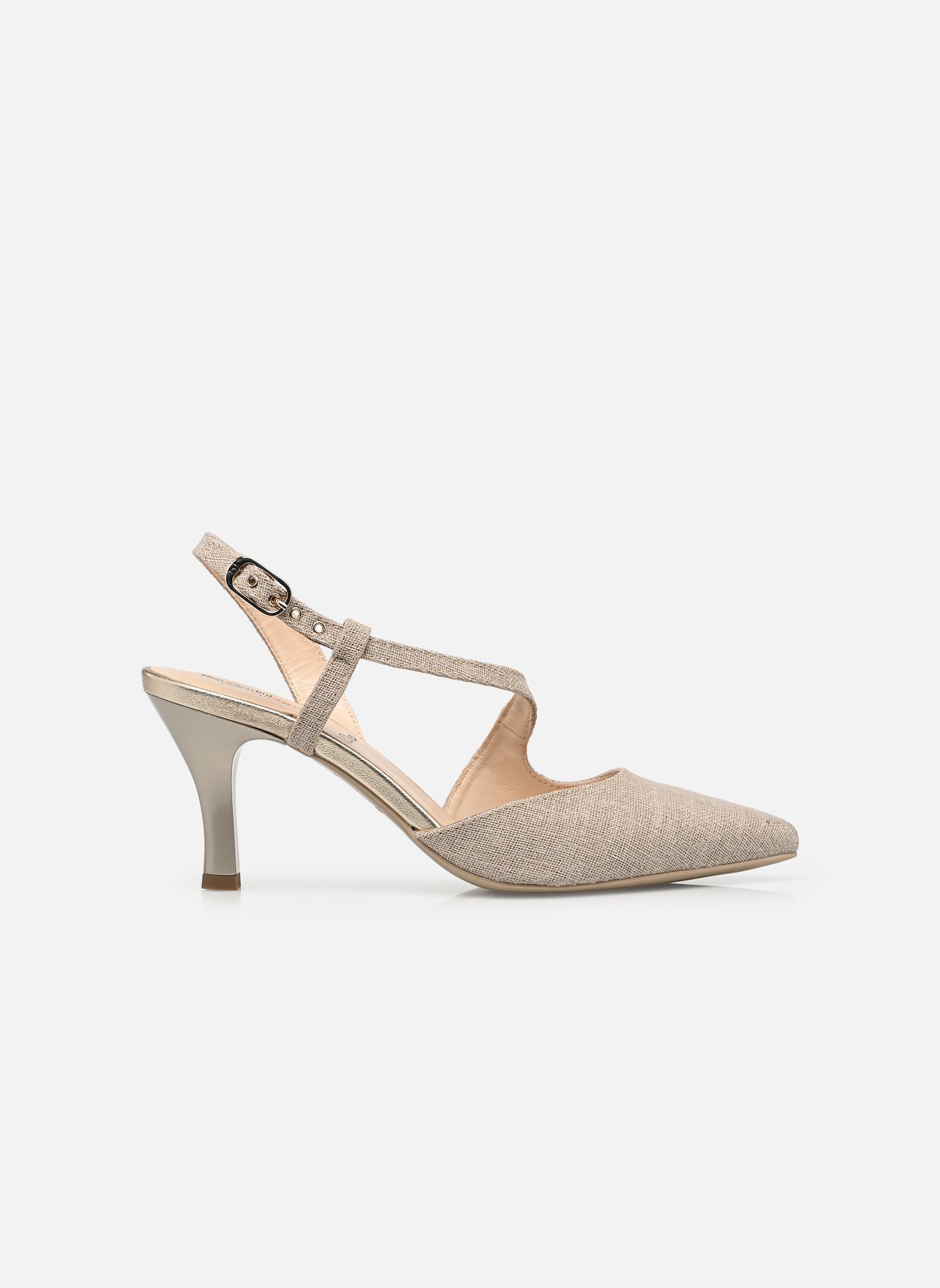 Slingback pumps E607010DE dames goud en brons NeroGiardini Slingback pumps E607010DE dames goud en brons 412