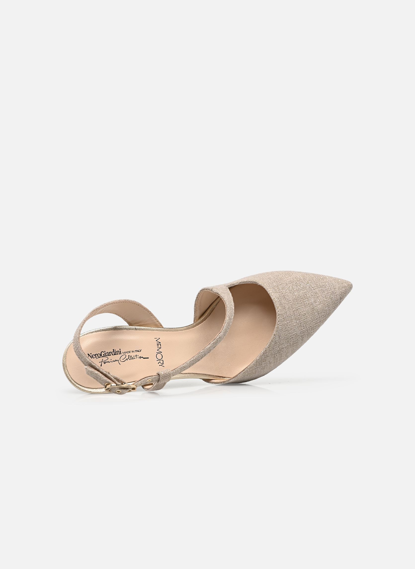 Slingback pumps E607010DE dames goud en brons NeroGiardini Slingback pumps E607010DE dames goud en brons 412