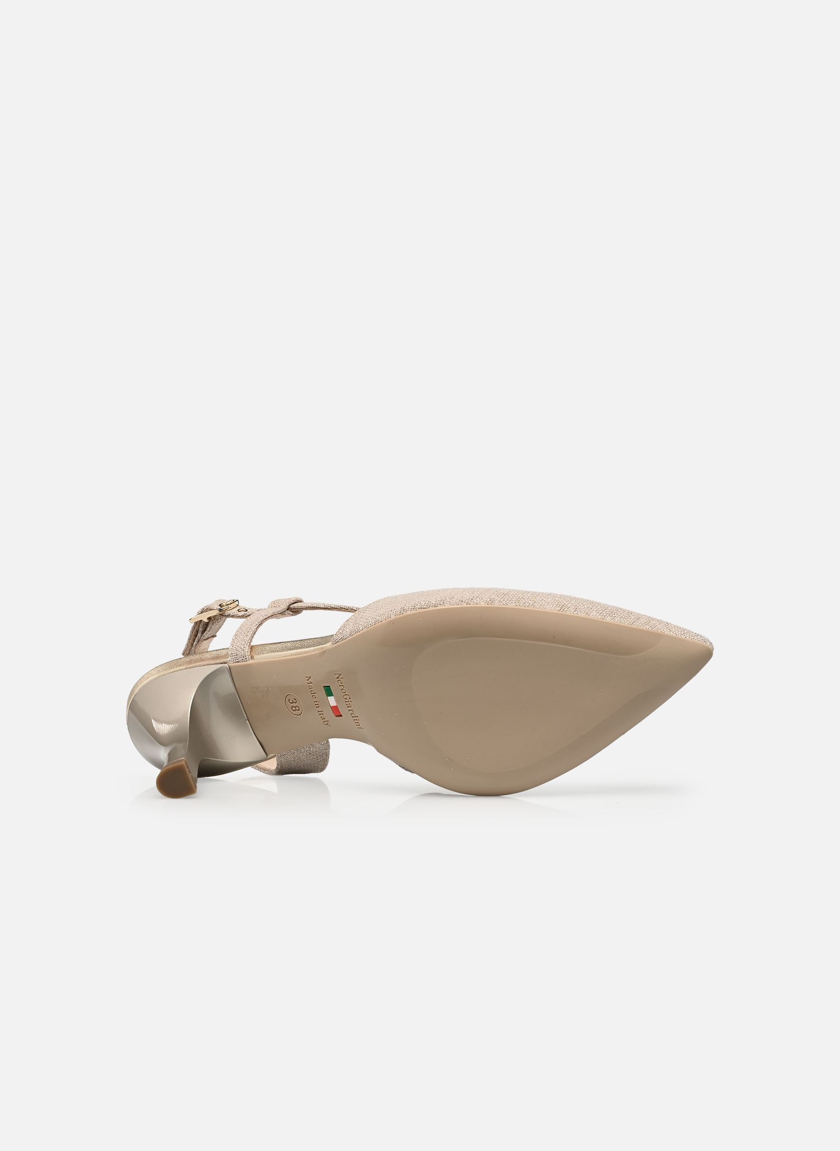 Slingback pumps E607010DE dames goud en brons NeroGiardini Slingback pumps E607010DE dames goud en brons 412