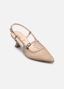 Pumps mit Riemchen E615473D damen beige