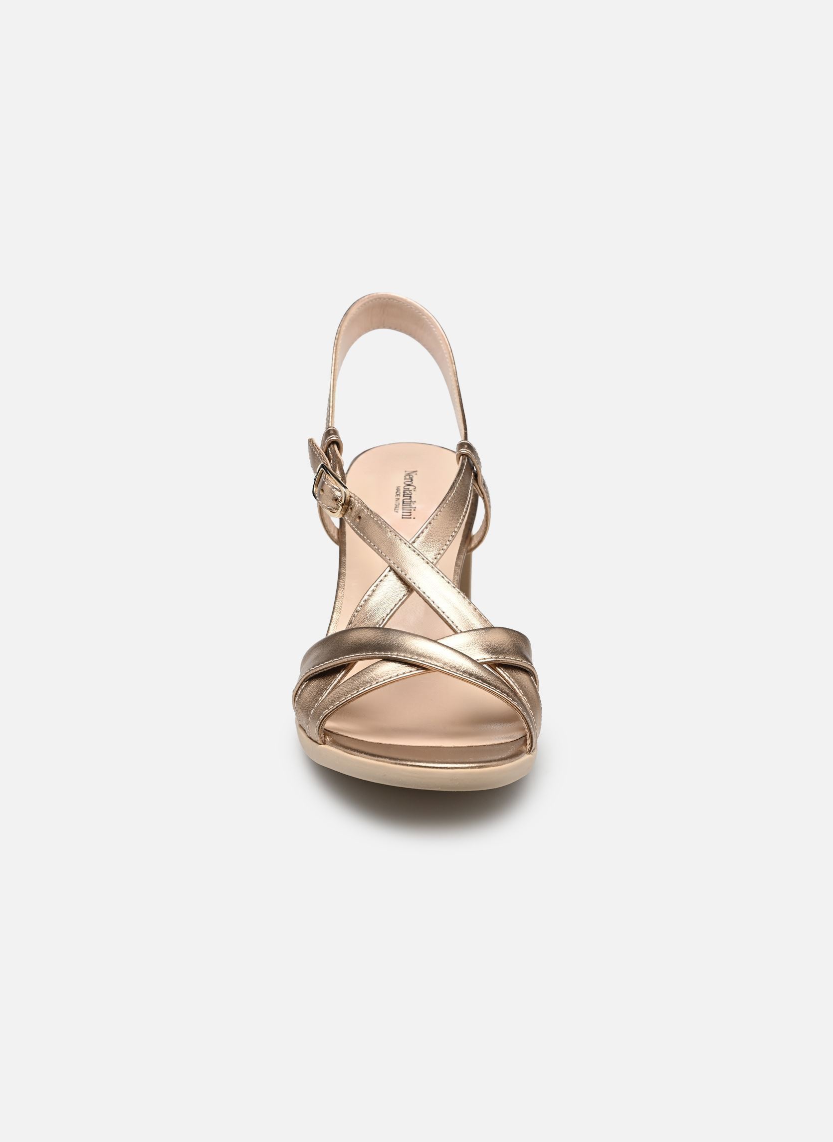 Sandalen E615753D dames goud en brons NeroGiardini Sandalen E615753D dames goud en brons 434