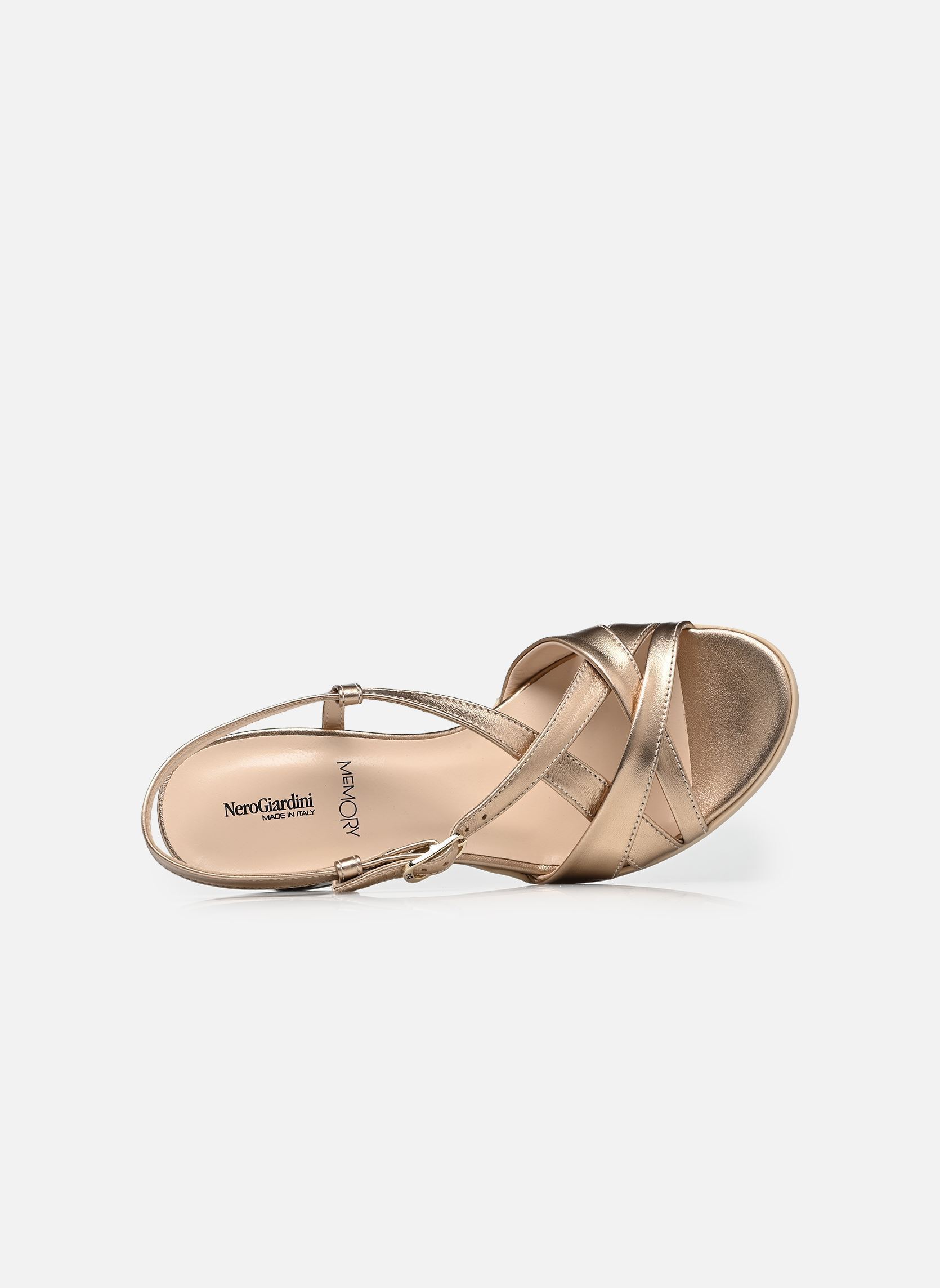 Sandalen E615753D dames goud en brons NeroGiardini Sandalen E615753D dames goud en brons 434