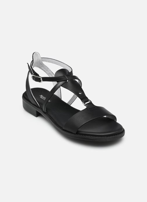 NeroGiardini Flache Sandalen E615895D damen schwarz