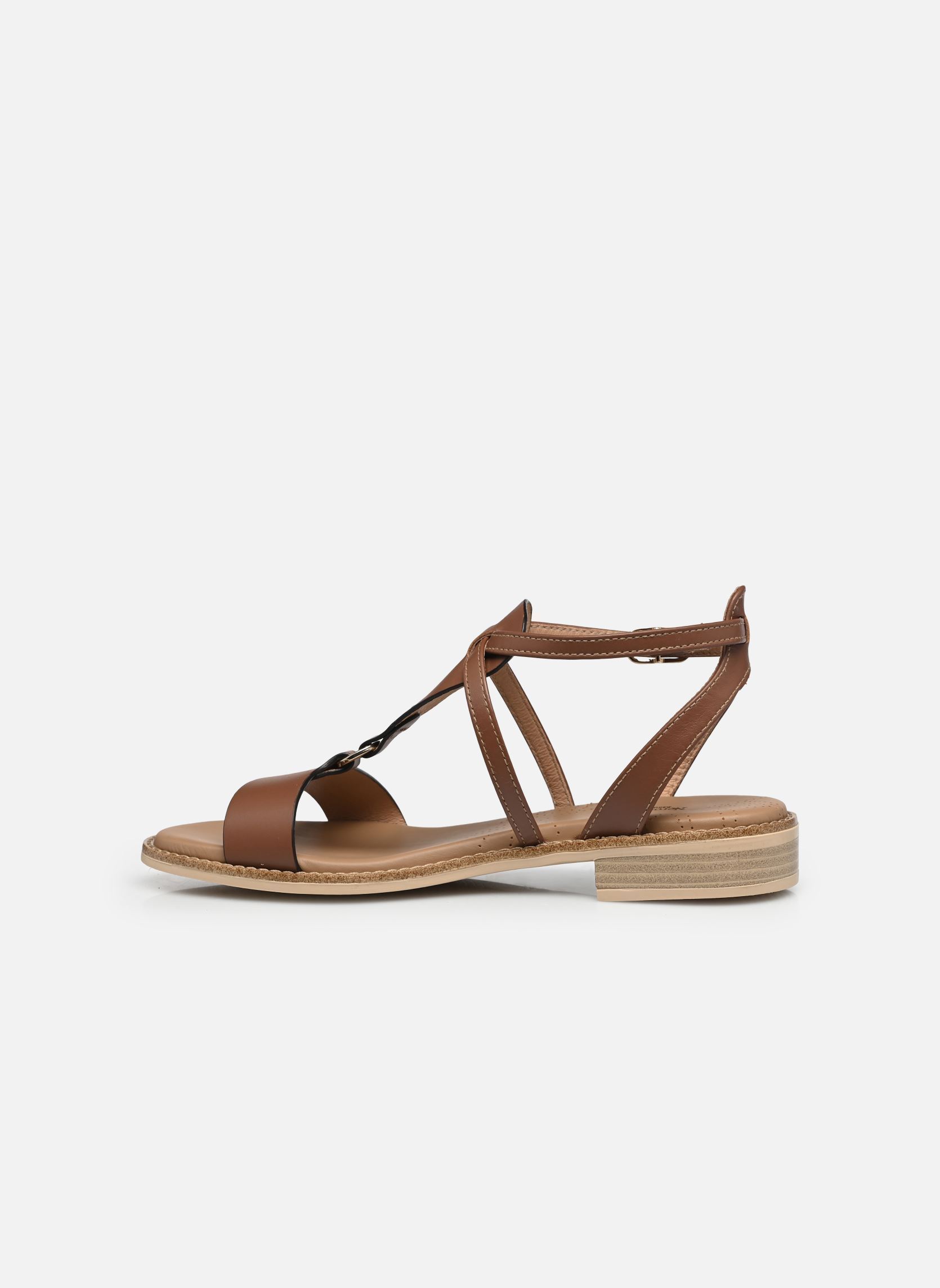 Flache Sandalen E615895D damen braun NeroGiardini Flache Sandalen E615895D damen braun 400