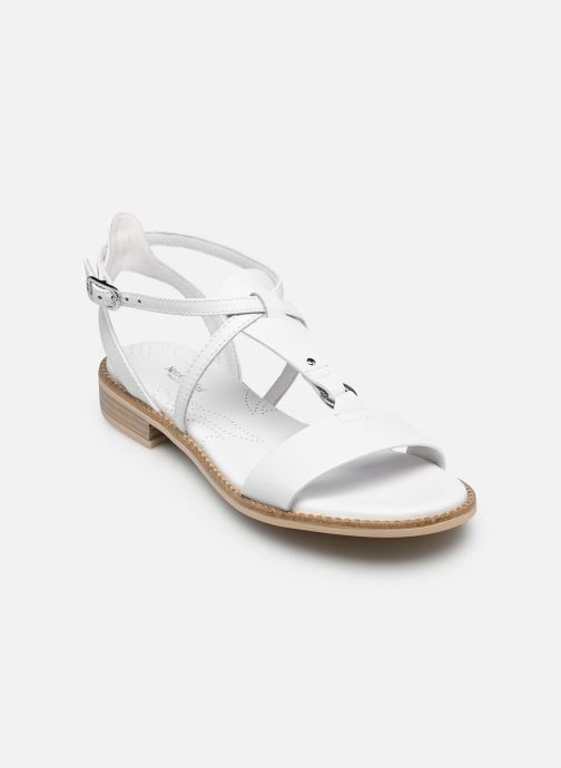 NeroGiardini Flache Sandalen E615895D damen weiß