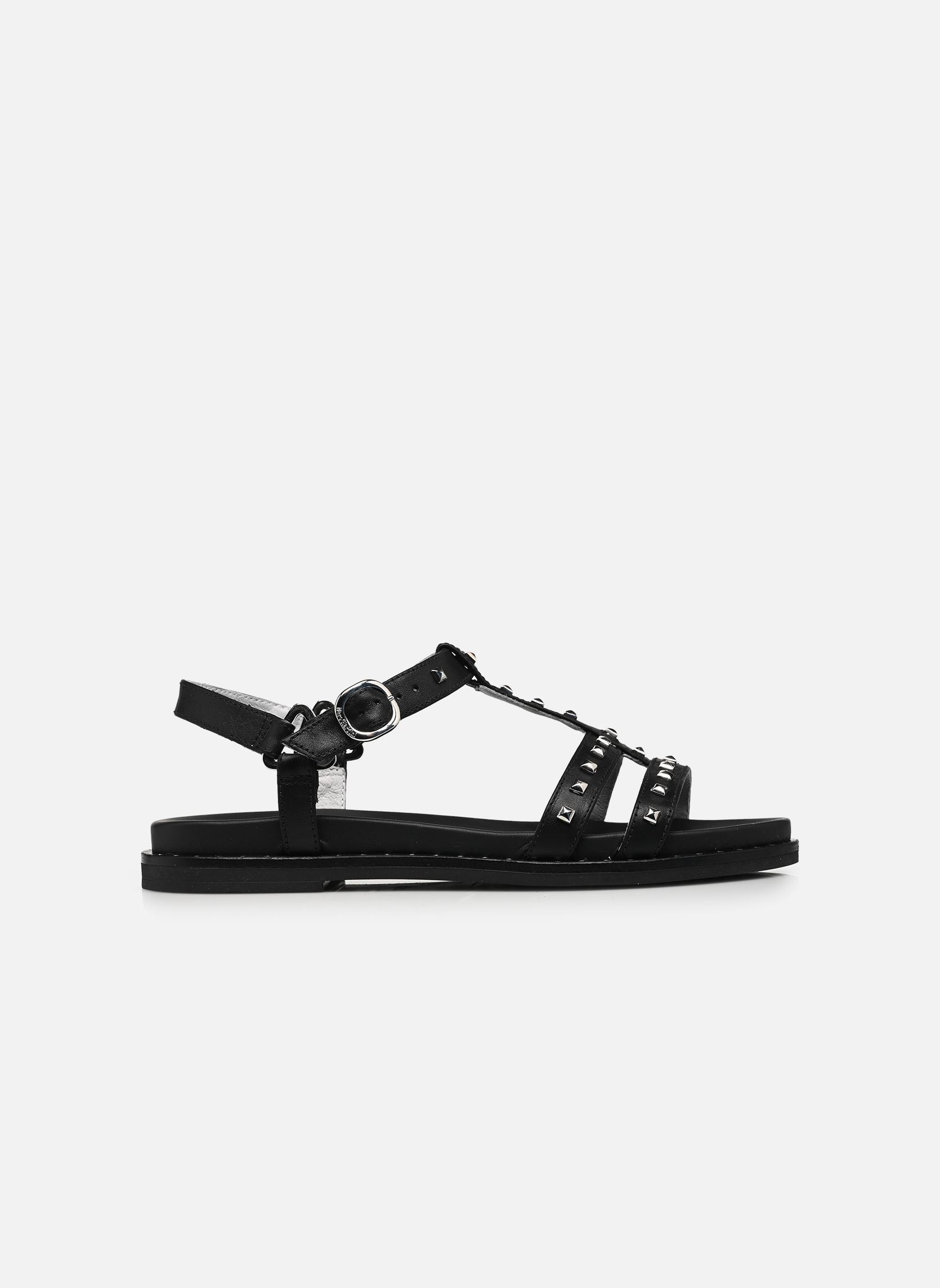 Flache Sandalen E615921D damen schwarz NeroGiardini Flache Sandalen E615921D damen schwarz 100