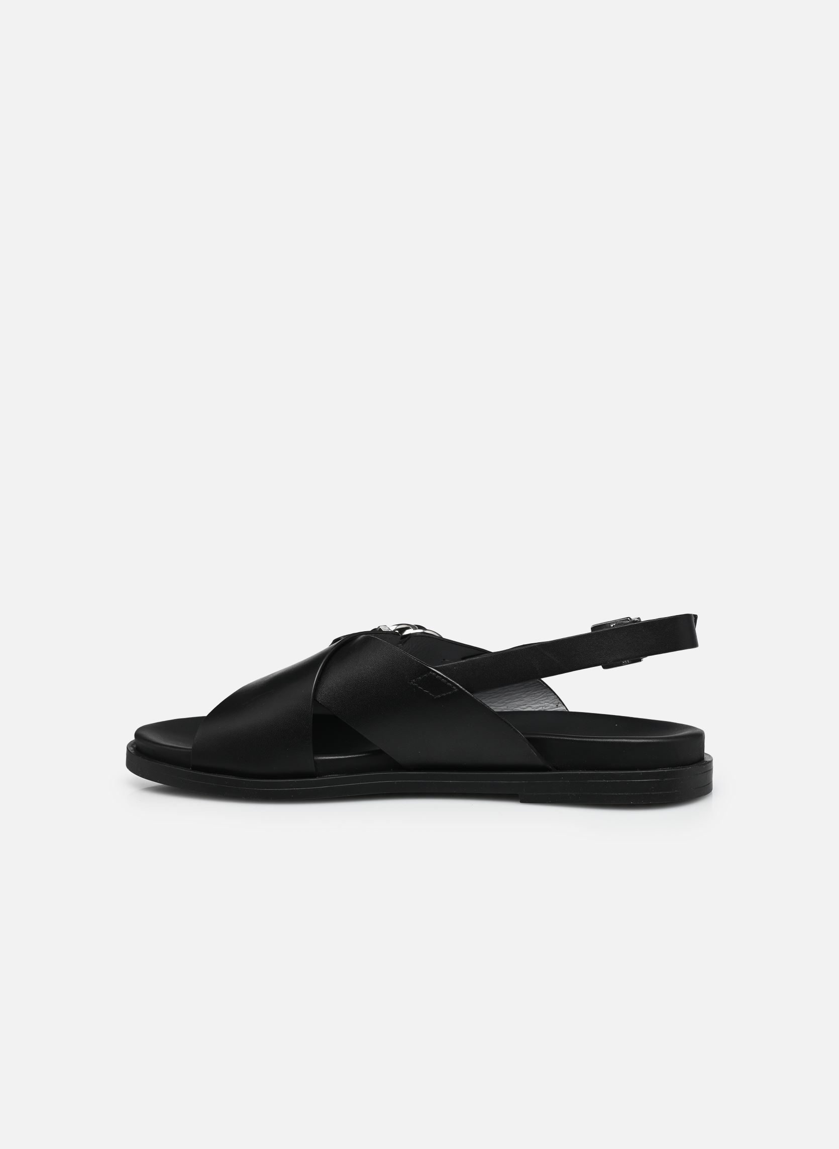 Flache Sandalen E615933D damen schwarz NeroGiardini Flache Sandalen E615933D damen schwarz 100