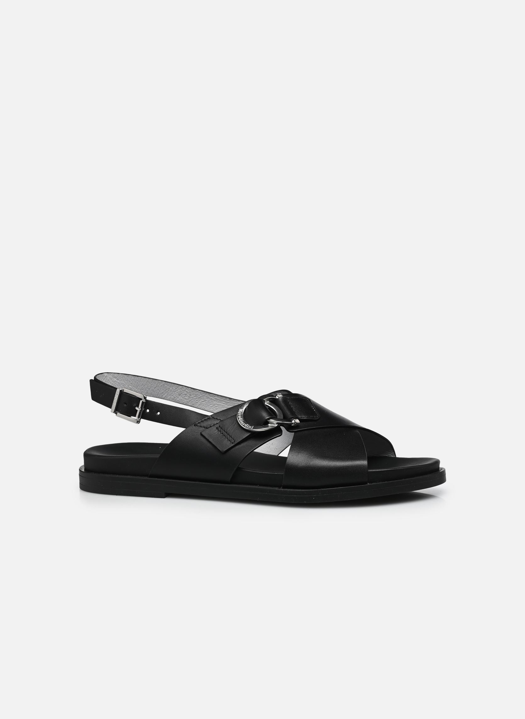 Flache Sandalen E615933D damen schwarz NeroGiardini Flache Sandalen E615933D damen schwarz 100