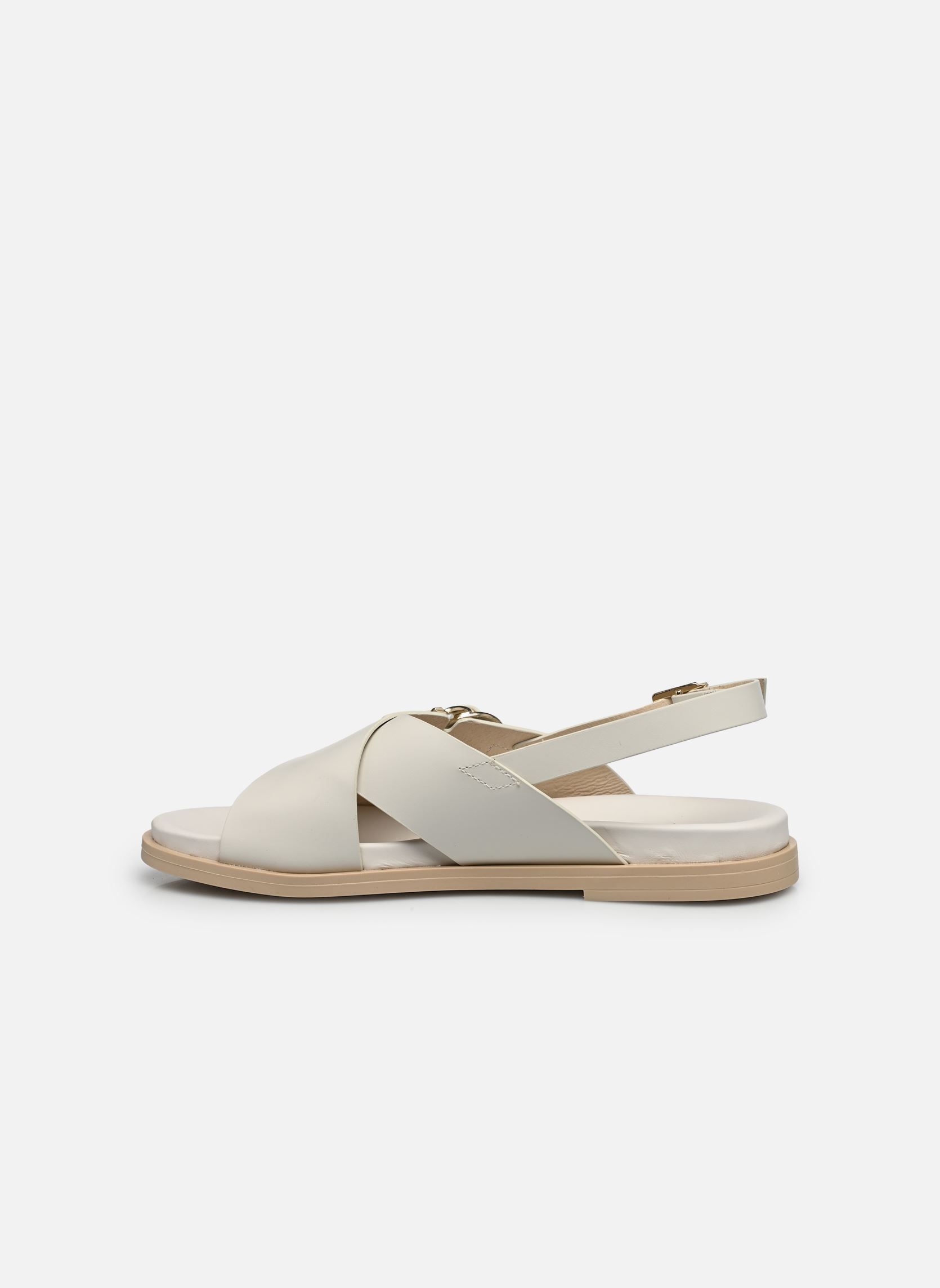 Sandales plates E615933D femme blanc NeroGiardini Sandales plates E615933D femme blanc 713