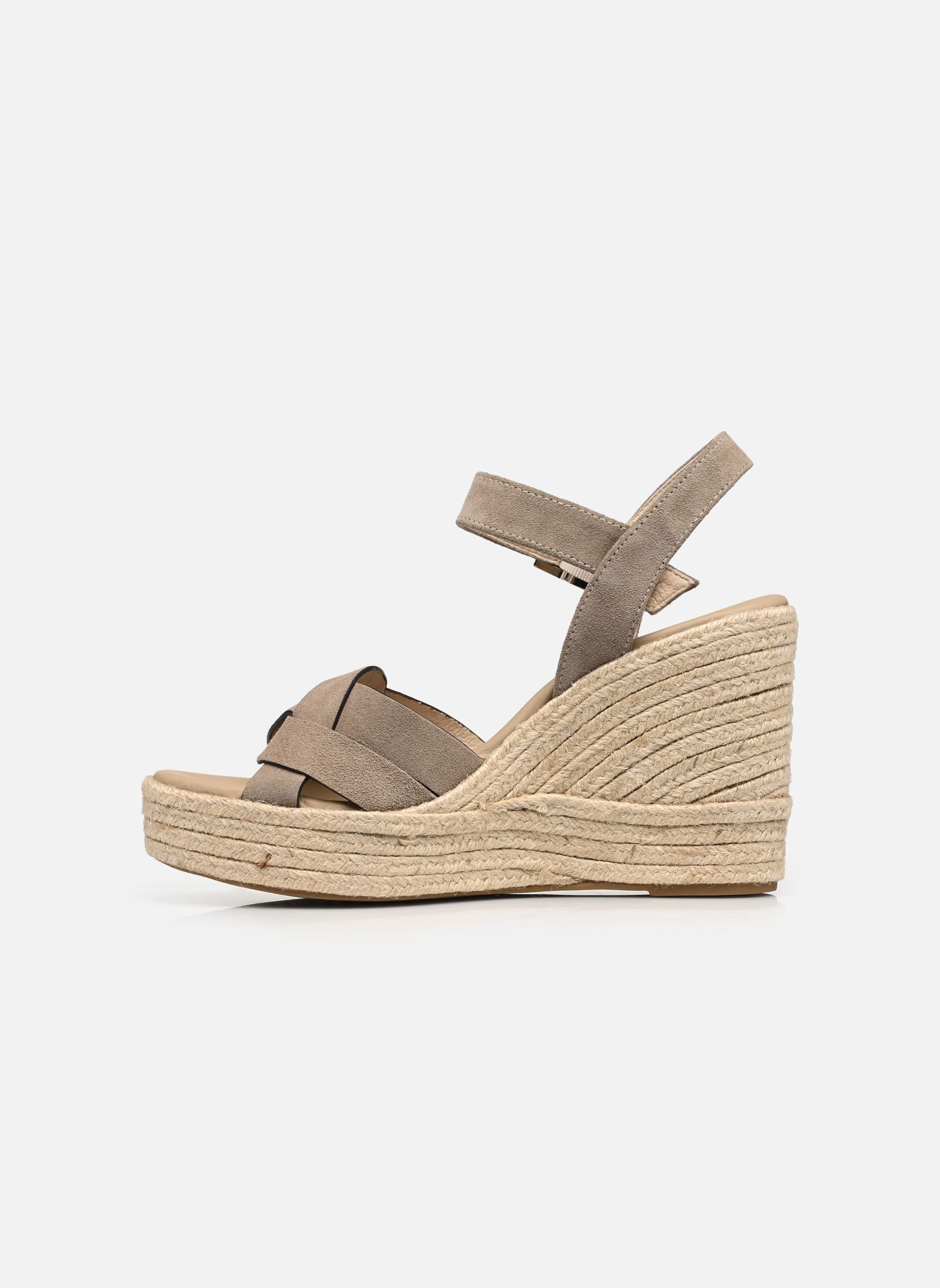 Keil- und Plateausandalen E616030D damen beige NeroGiardini Keil- und Plateausandalen E616030D damen beige 451