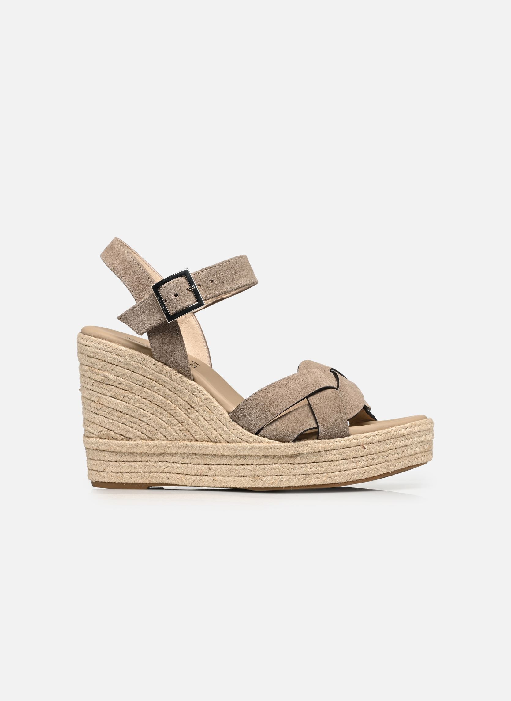 Keil- und Plateausandalen E616030D damen beige NeroGiardini Keil- und Plateausandalen E616030D damen beige 451