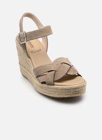 Keil- und Plateausandalen E616030D damen beige