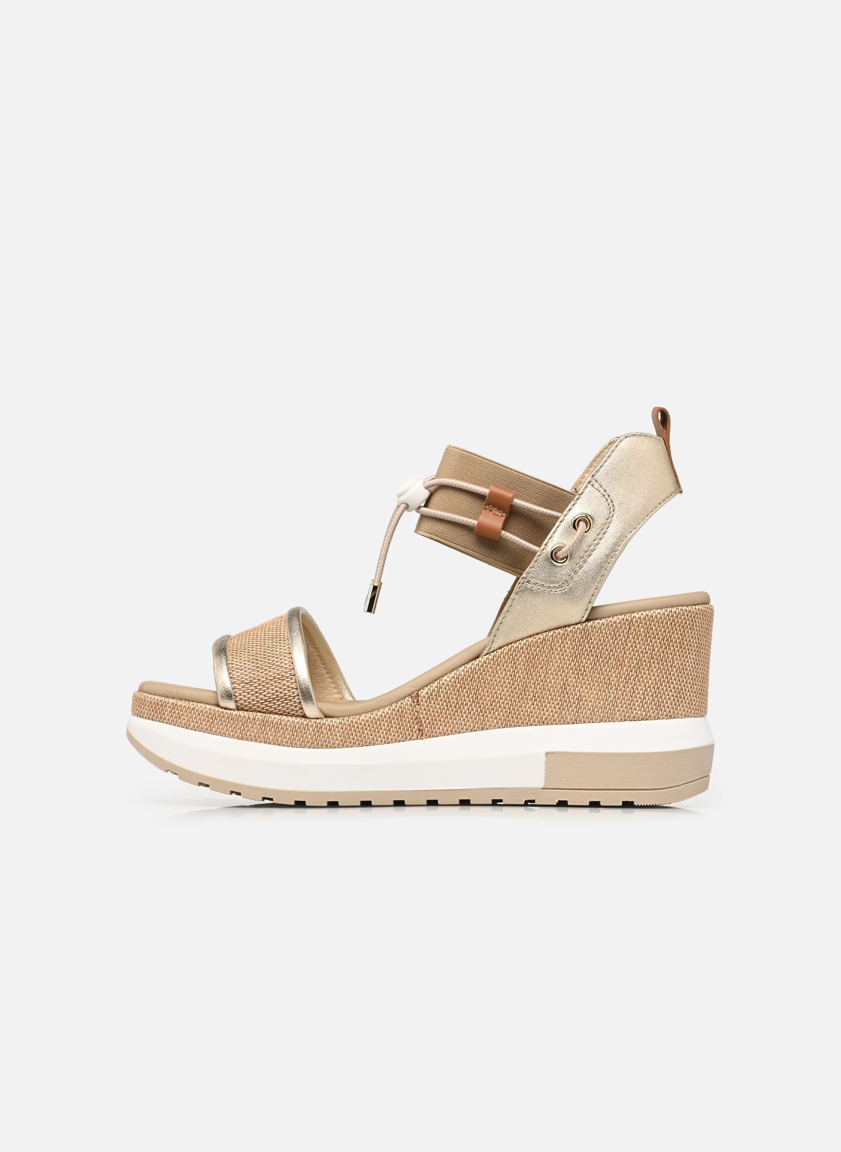 Keil- und Plateausandalen E616050D damen gold und bronze NeroGiardini Keil- und Plateausandalen E616050D damen gold und bronze 420
