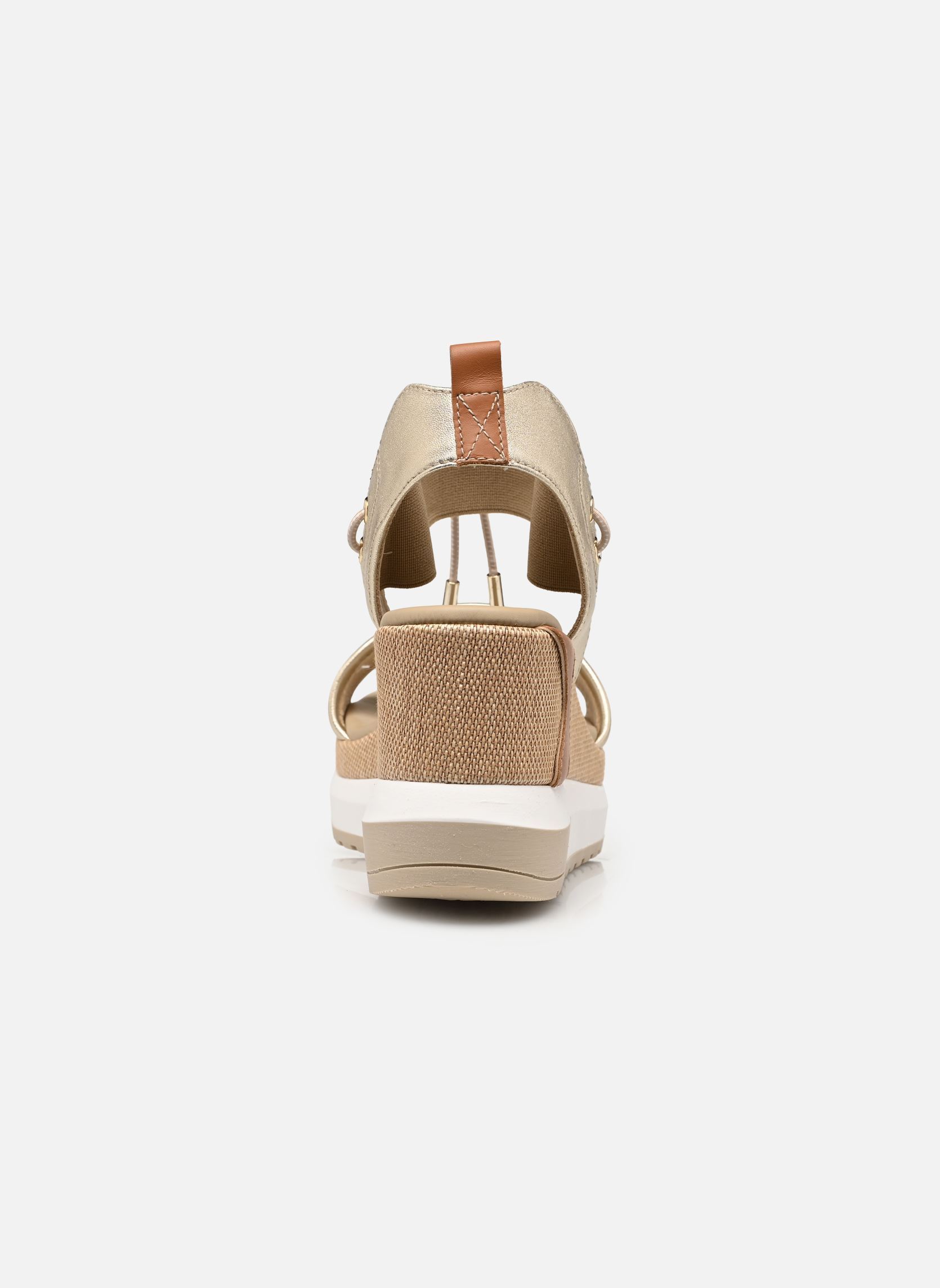 Keil- und Plateausandalen E616050D damen gold und bronze NeroGiardini Keil- und Plateausandalen E616050D damen gold und bronze 420