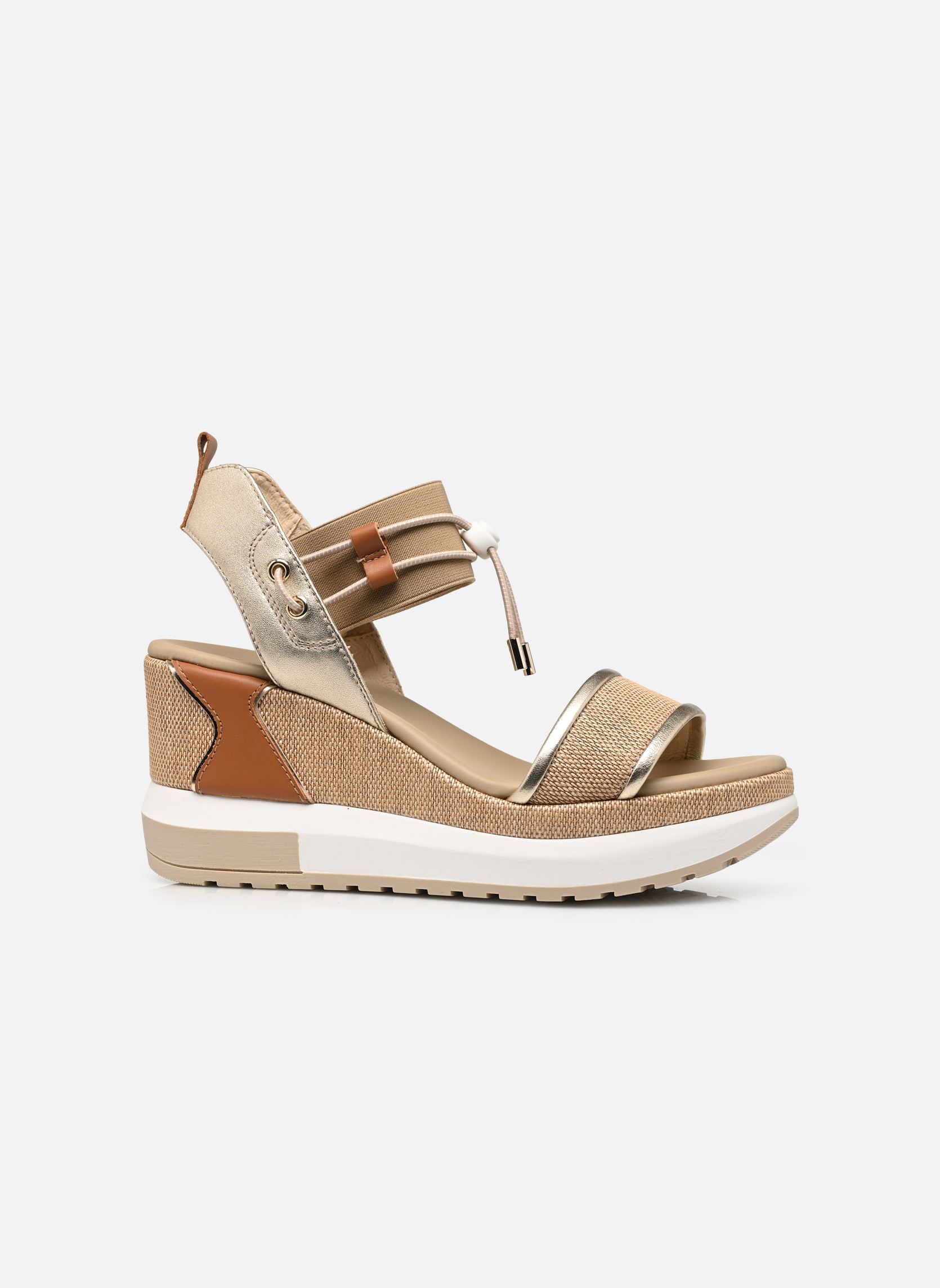 Keil- und Plateausandalen E616050D damen gold und bronze NeroGiardini Keil- und Plateausandalen E616050D damen gold und bronze 420