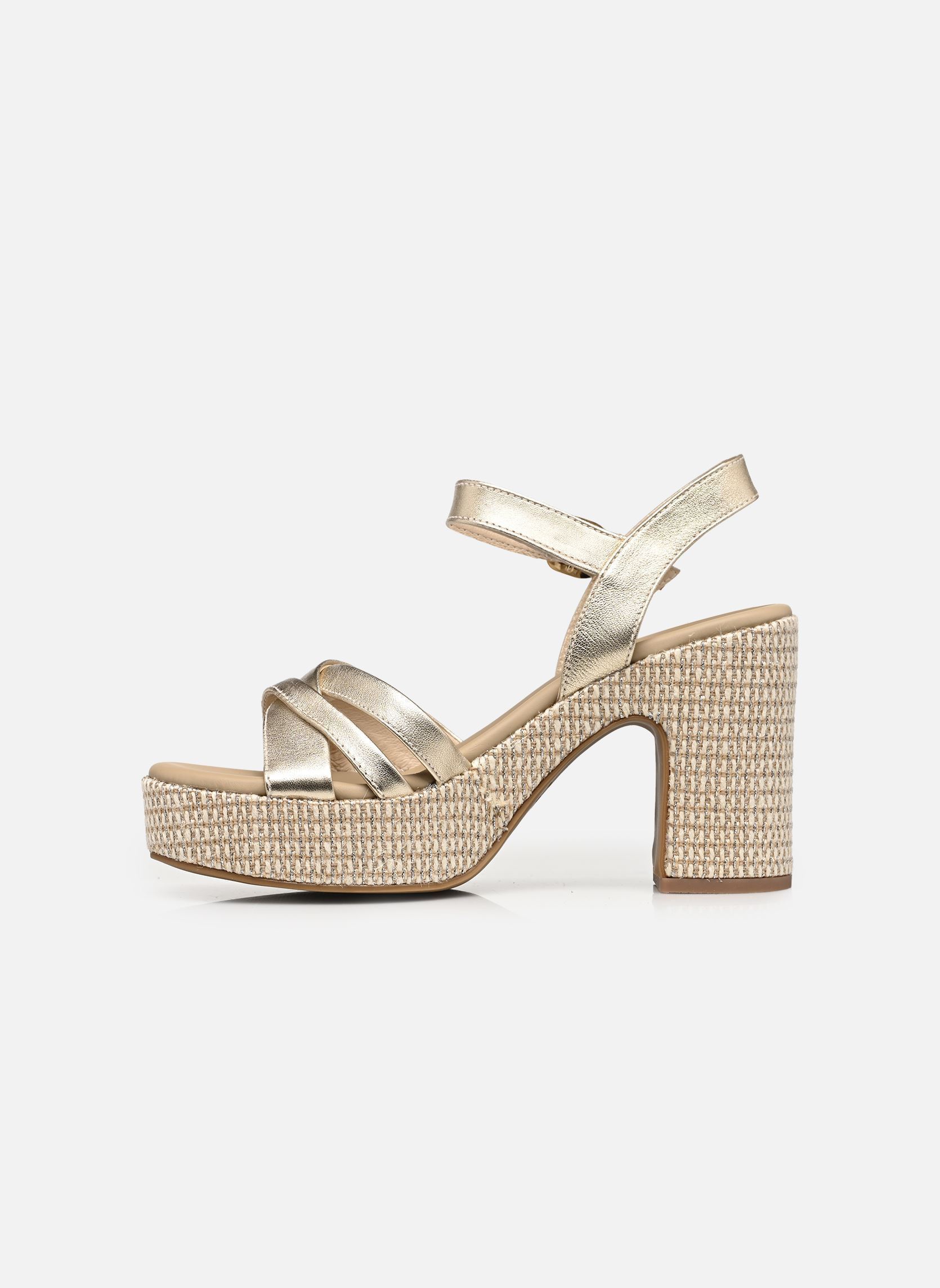 Sandalen E616071D dames goud en brons NeroGiardini Sandalen E616071D dames goud en brons 418