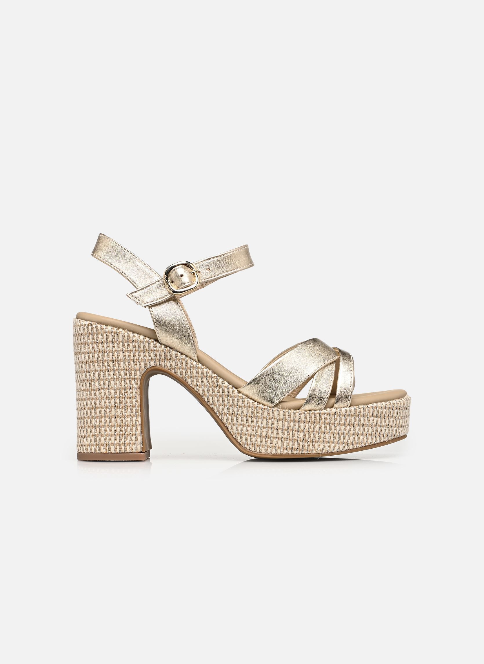 Sandalen E616071D dames goud en brons NeroGiardini Sandalen E616071D dames goud en brons 418