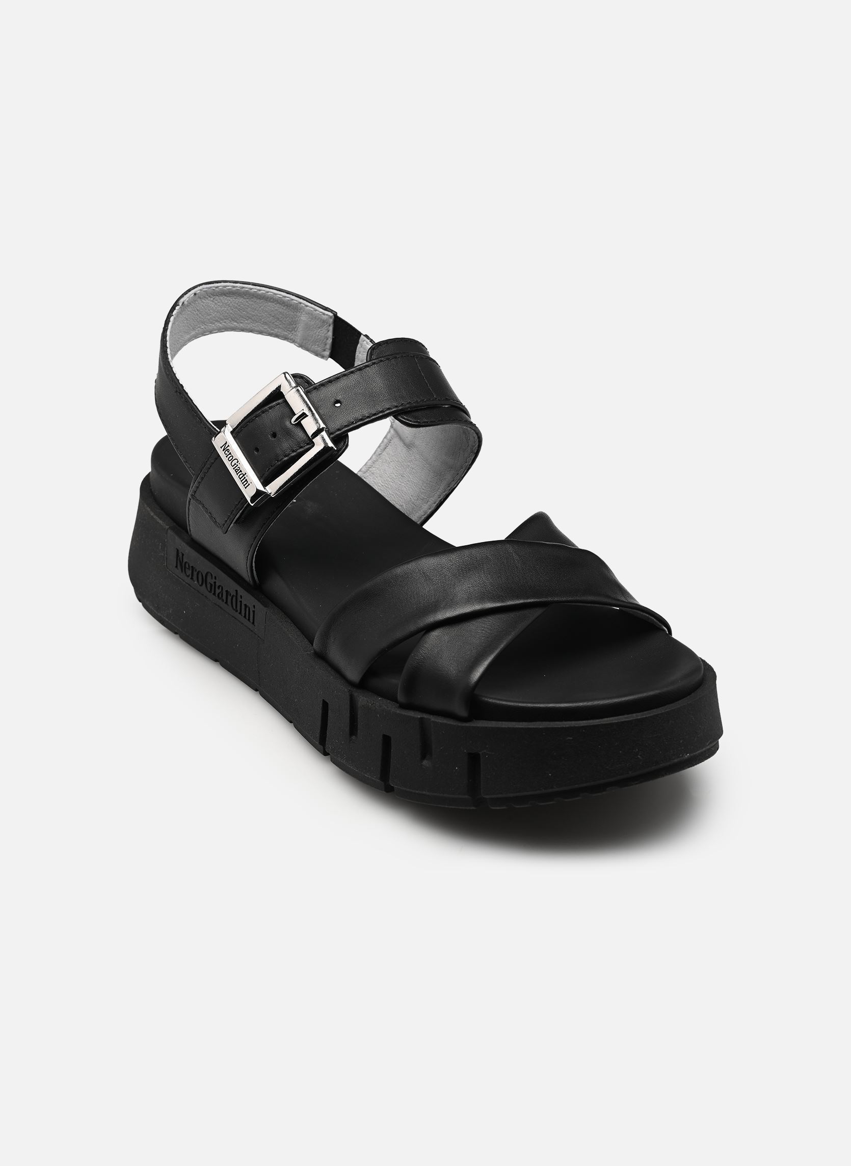 Keil- und Plateausandalen E617063D damen schwarz NeroGiardini Keil- und Plateausandalen E617063D damen schwarz 100