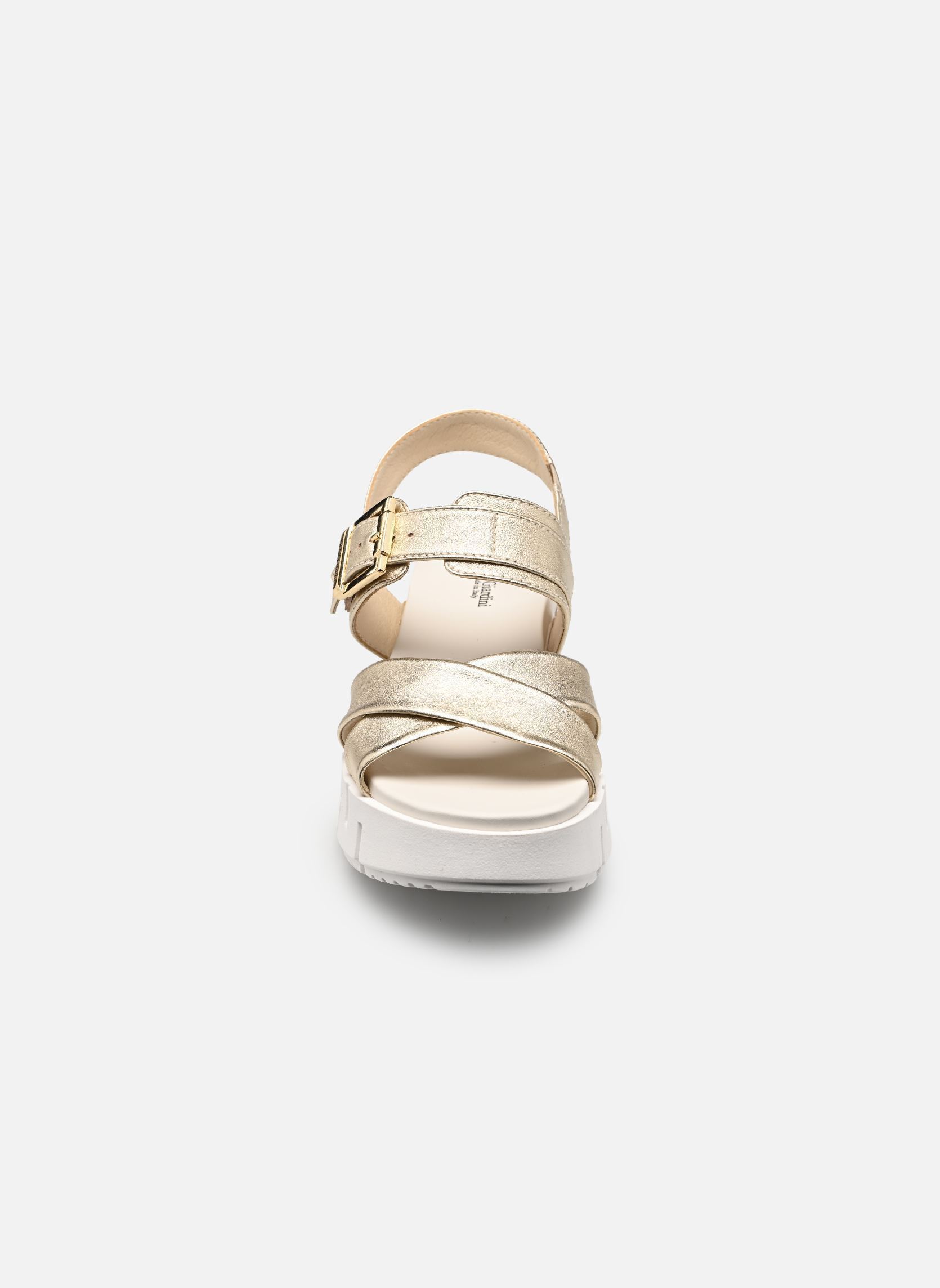 Keil- und Plateausandalen E617064D damen gold und bronze NeroGiardini Keil- und Plateausandalen E617064D damen gold und bronze 418