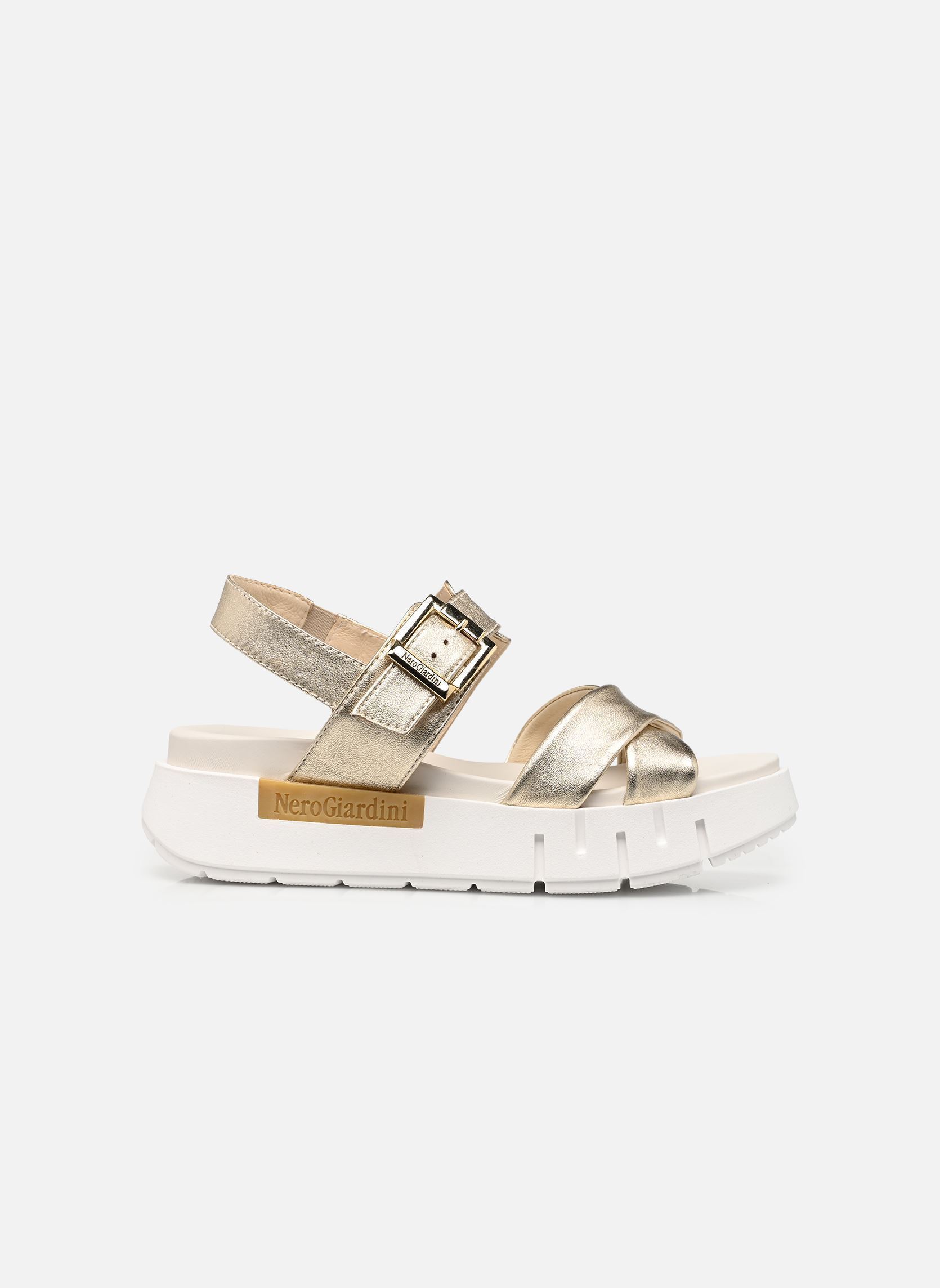 Keil- und Plateausandalen E617064D damen gold und bronze NeroGiardini Keil- und Plateausandalen E617064D damen gold und bronze 418