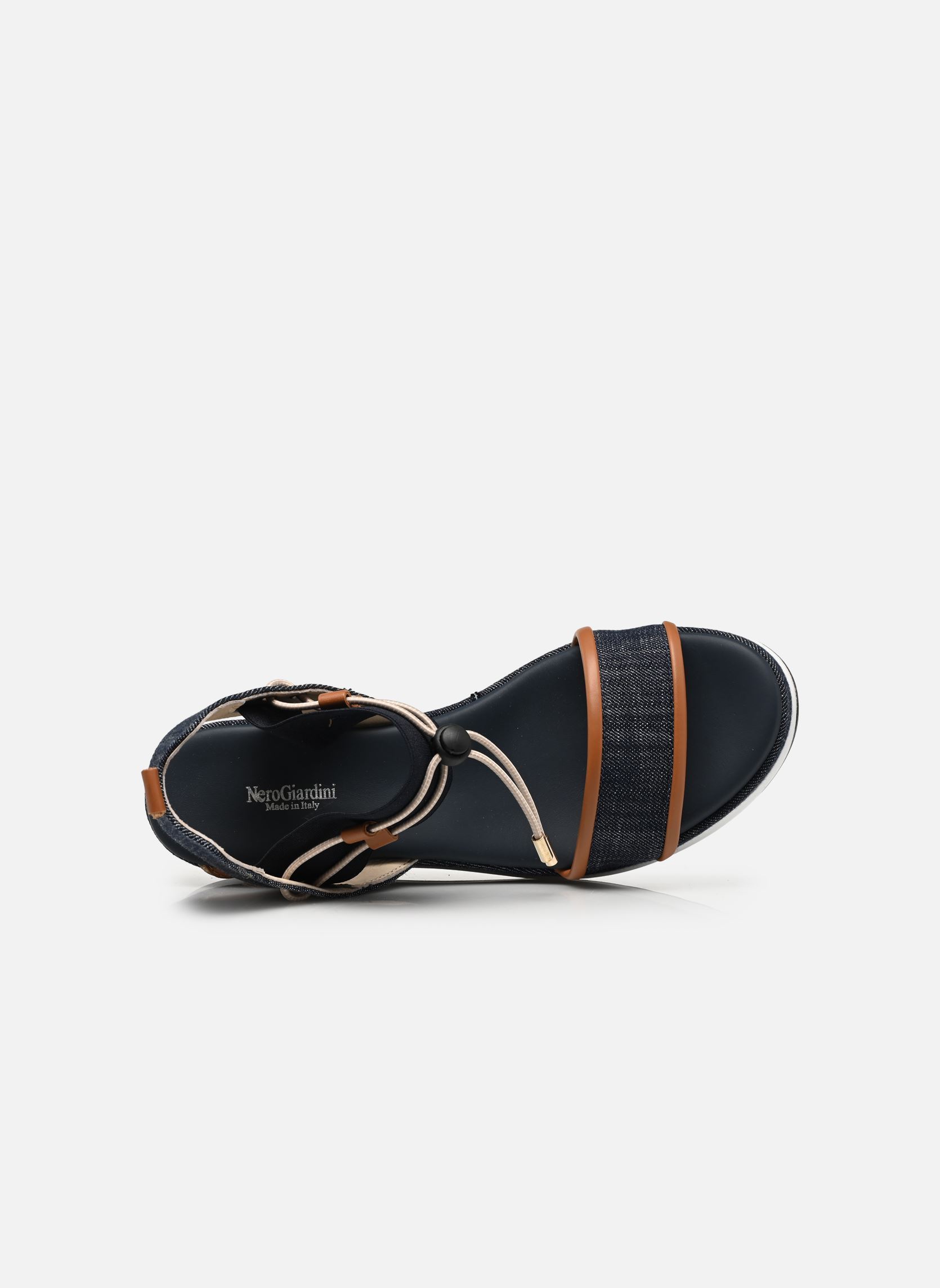 Keil- und Plateausandalen E513600D damen blau NeroGiardini Keil- und Plateausandalen E513600D damen blau 214