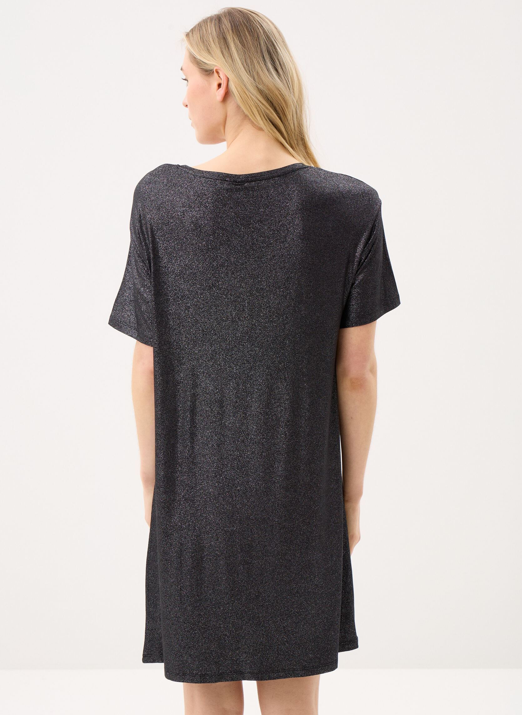 Robes Pcalice Ss Glitter Dress Jrs Noos Bc femme noir Pieces Robes Pcalice Ss Glitter Dress Jrs Noos Bc femme noir BLACK
