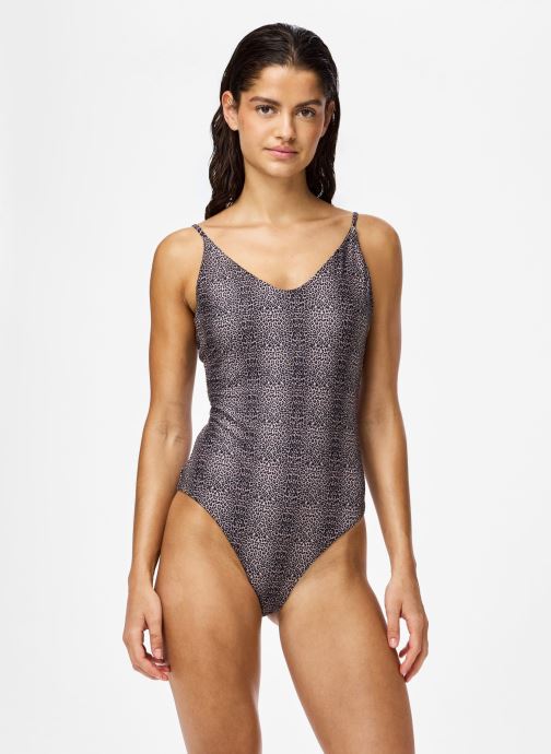 Pieces Badpak Pcbaomi Swimsuit Bc dames zwart