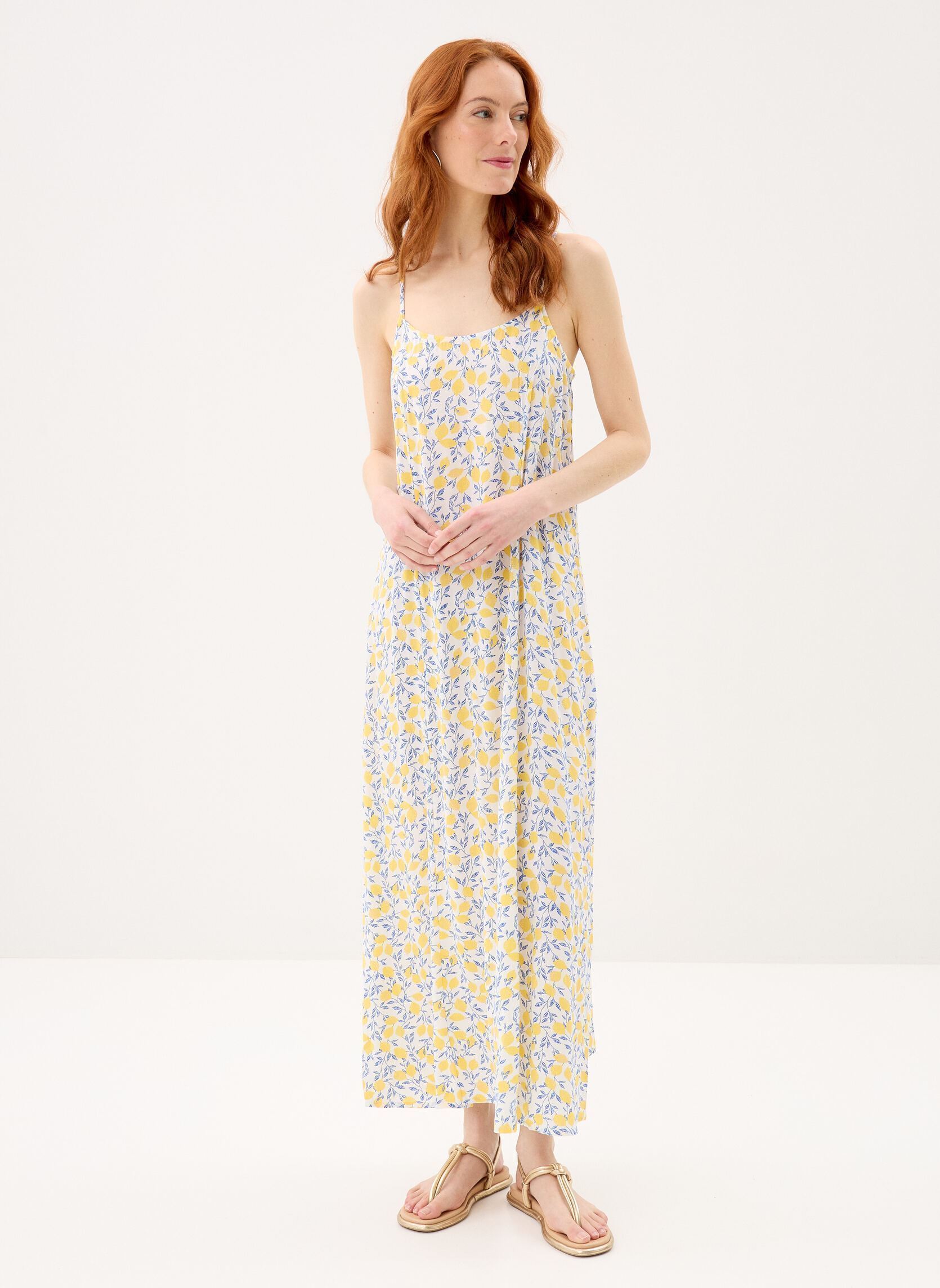 Lange Kleider Pcbarri Ankle Slip Dress Wvn Msa Bc damen weiß Pieces Lange Kleider Pcbarri Ankle Slip Dress Wvn Msa Bc damen weiß Cloud Dancer