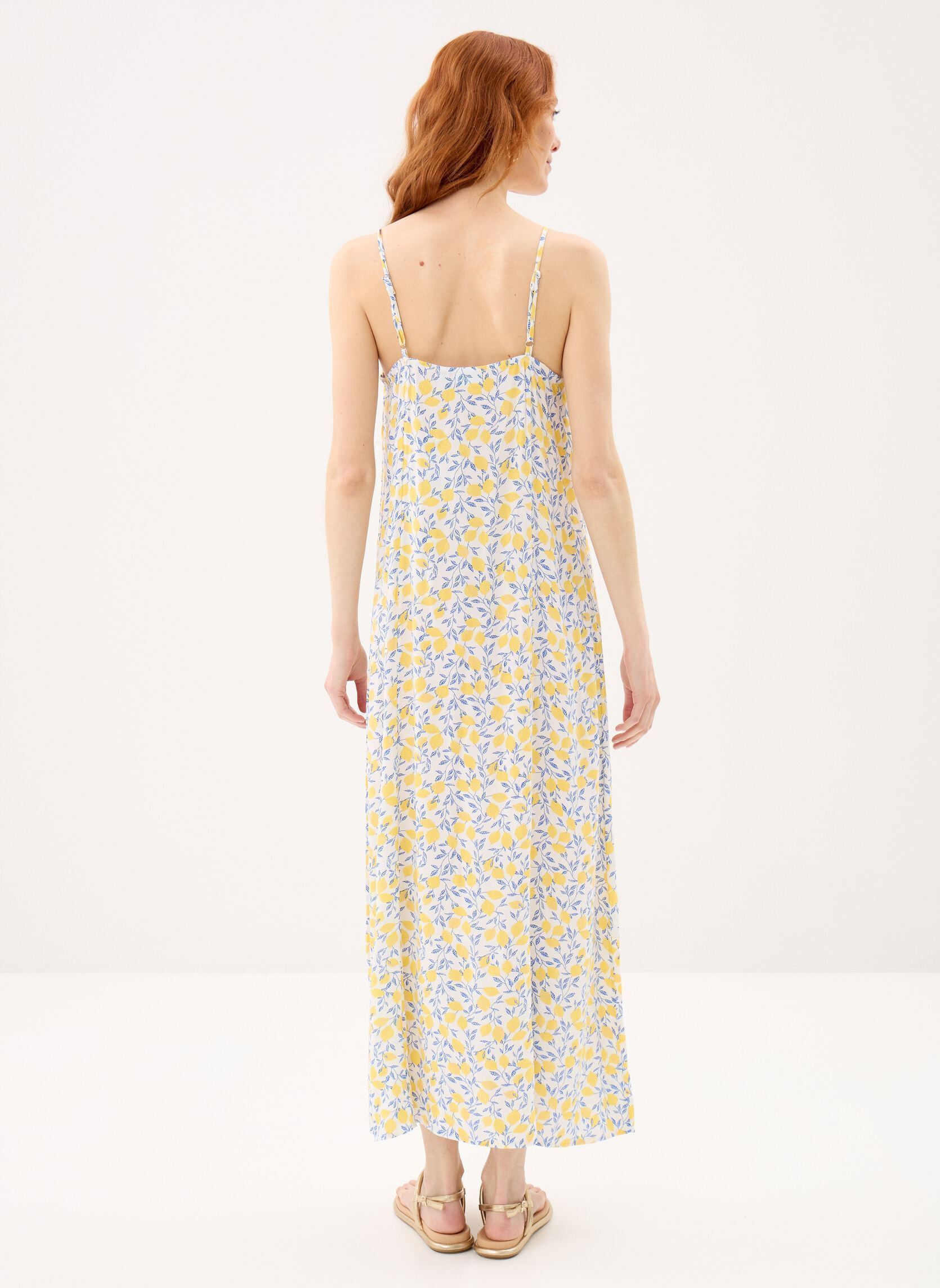 Lange Kleider Pcbarri Ankle Slip Dress Wvn Msa Bc damen weiß Pieces Lange Kleider Pcbarri Ankle Slip Dress Wvn Msa Bc damen weiß Cloud Dancer