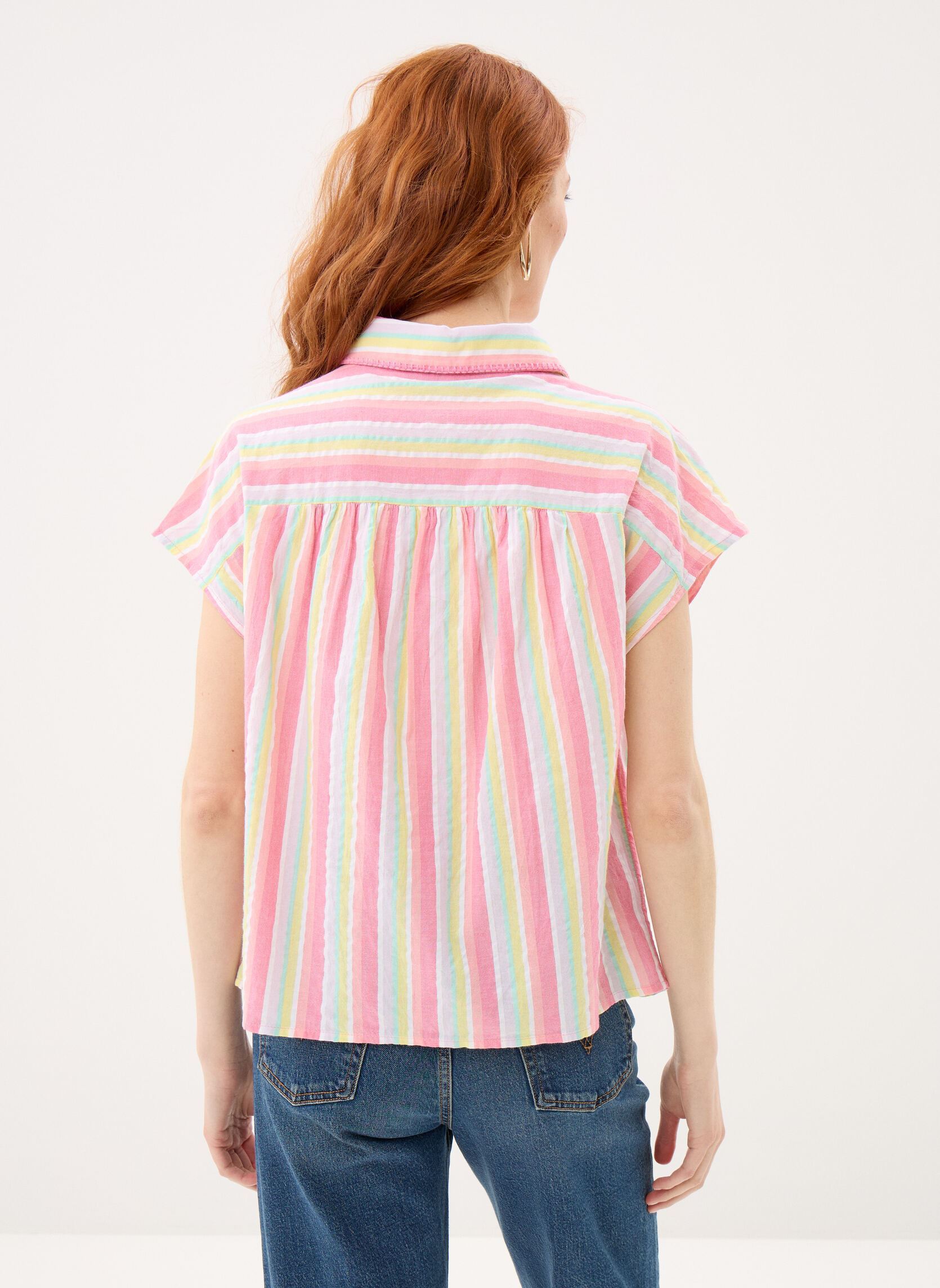 Hemden Pcbatithana Ss Wvn Shirt Fc damen weiß Pieces Hemden Pcbatithana Ss Wvn Shirt Fc damen weiß Cloud Dancer
