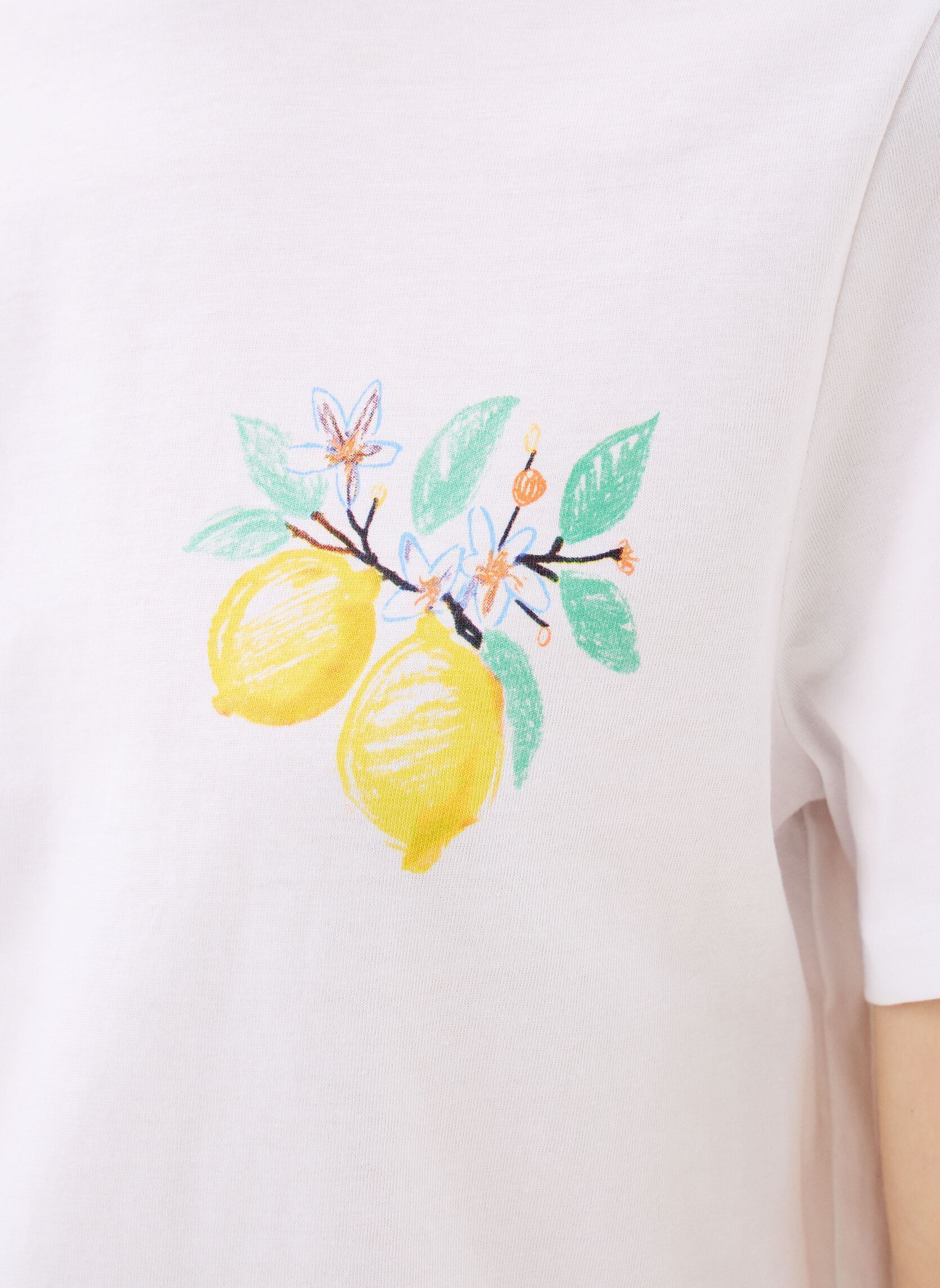 Tee-shirts Pcbrianna Ss Printed T-Shirt Jrs Bc femme blanc Pieces Tee-shirts Pcbrianna Ss Printed T-Shirt Jrs Bc femme blanc Bright white