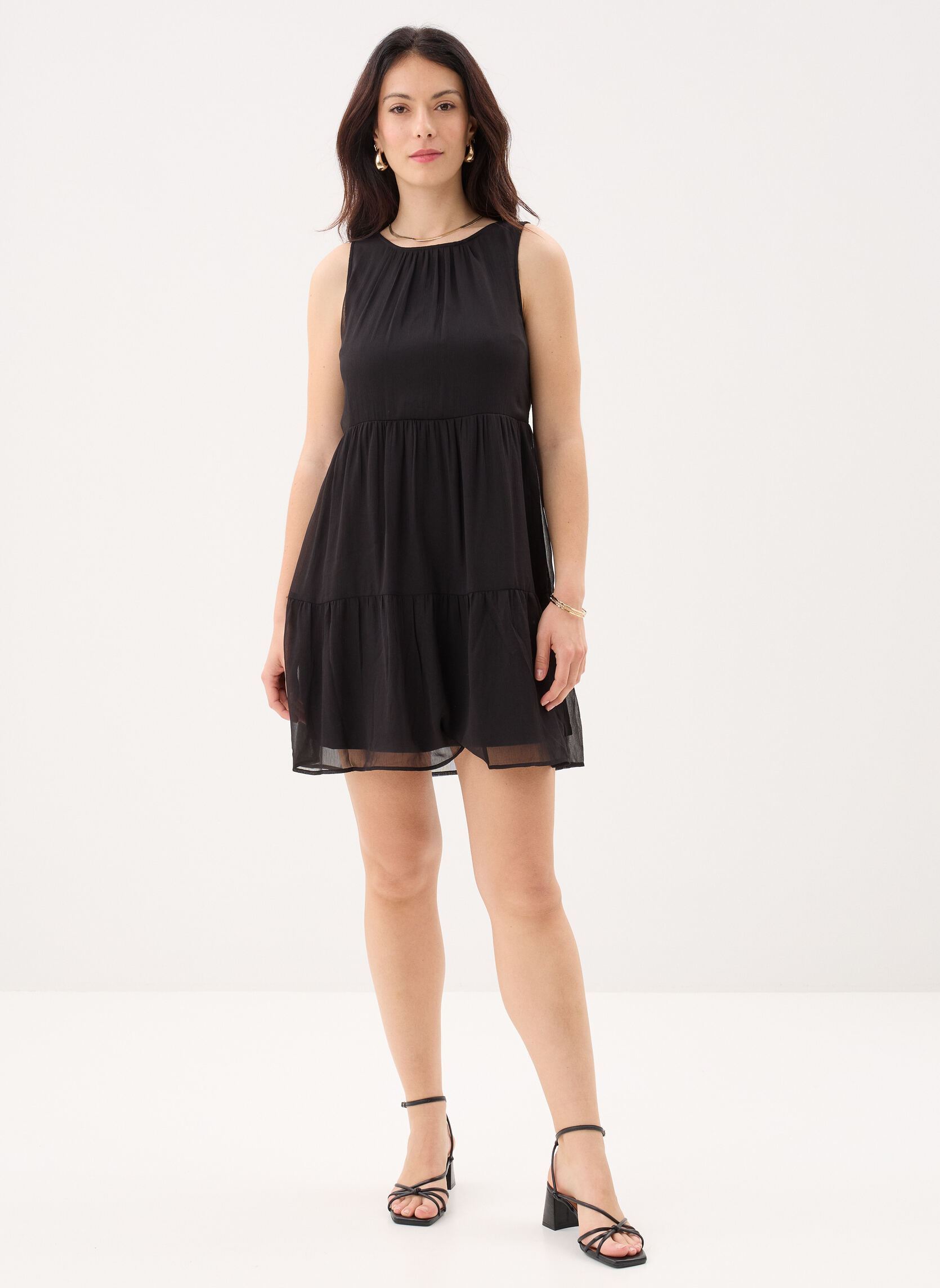 Kleider Pcclara Sl Dress Wvn Bc damen schwarz Pieces Kleider Pcclara Sl Dress Wvn Bc damen schwarz BLACK