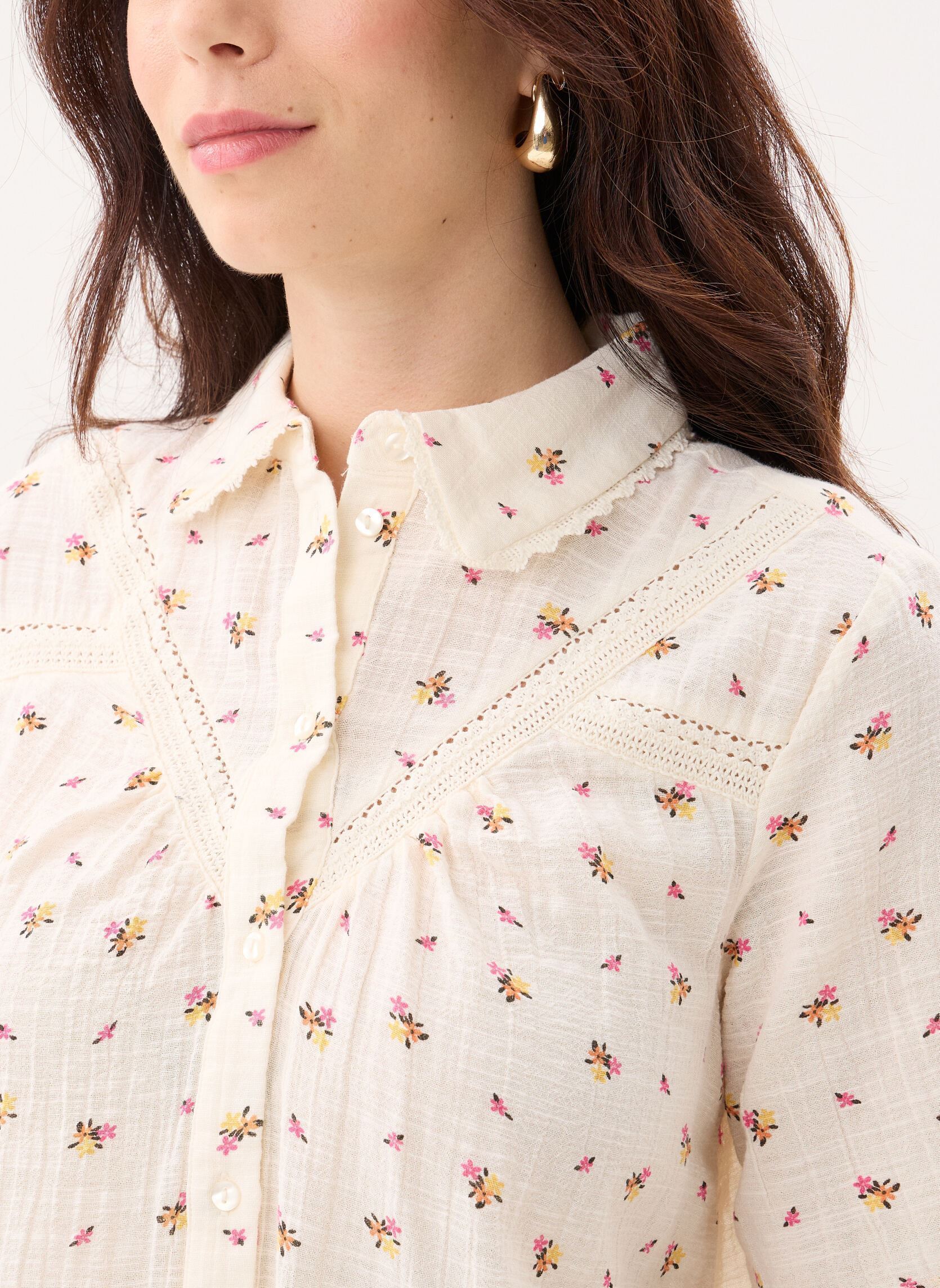 Hemden Pcjollie 2/4 Shirt Wvn Bc damen beige Pieces Hemden Pcjollie 2/4 Shirt Wvn Bc damen beige Egret