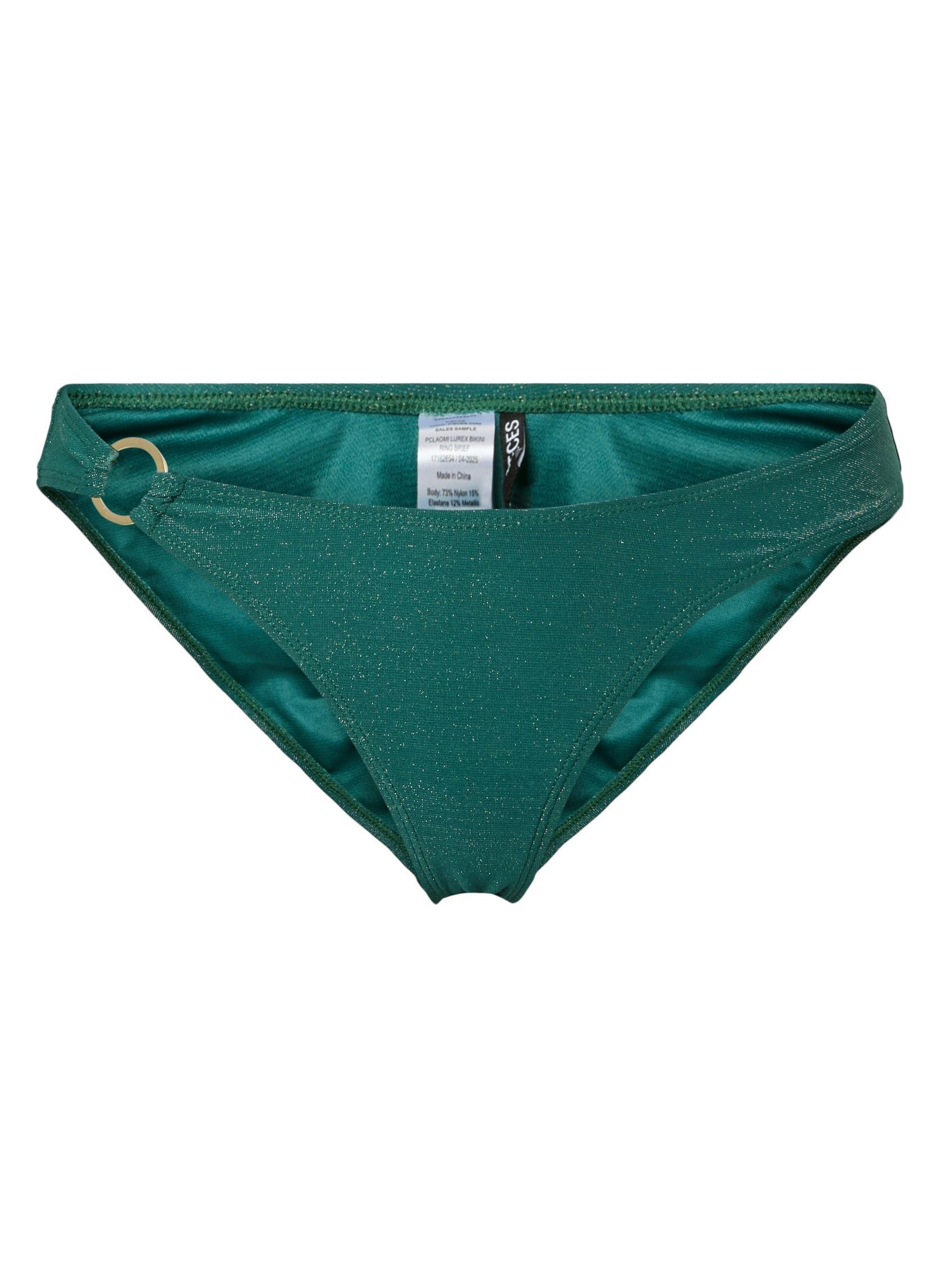 Bas de maillot culotte Pclaomi Lurex Bikini Ring Brief femme vert Pieces Bas de maillot culotte Pclaomi Lurex Bikini Ring Brief femme vert Forest Biome