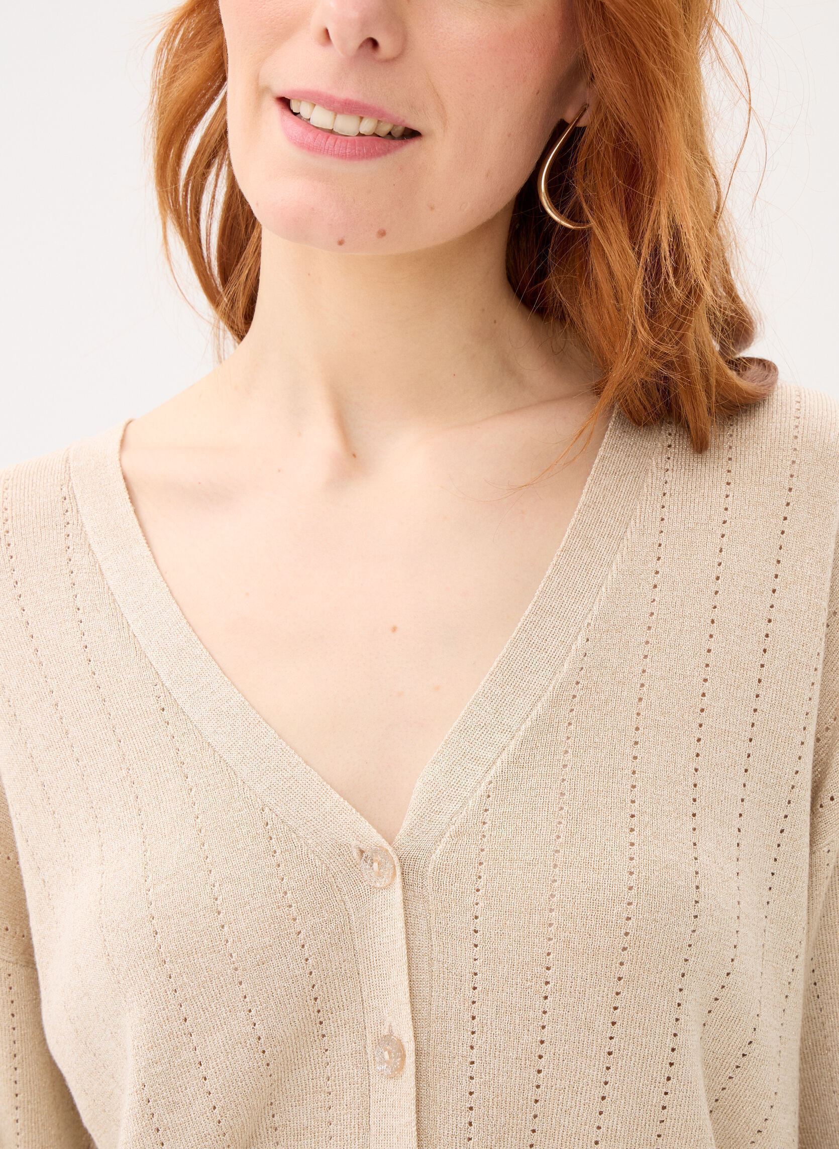 Gilets Pcsalima Ls Rev Knit Cardigan Msa femme beige Pieces Gilets Pcsalima Ls Rev Knit Cardigan Msa femme beige Sandshell