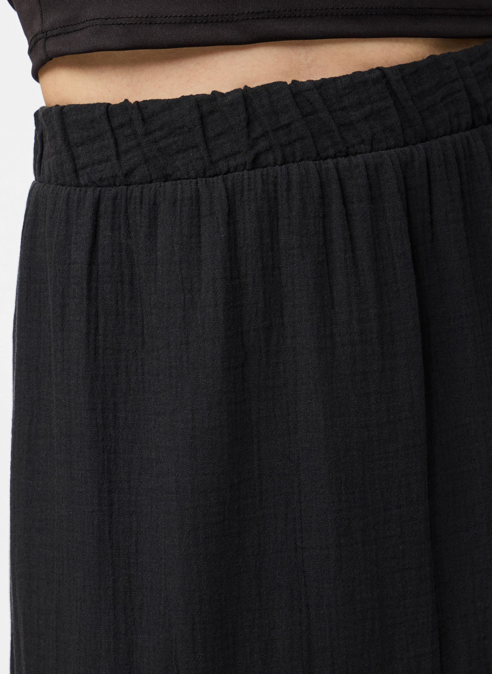 Jupes longues Pcsikka Hw Maxi Skirt Wvn Noos Bc femme noir Pieces Jupes longues Pcsikka Hw Maxi Skirt Wvn Noos Bc femme noir Black