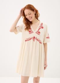 Kleider Pcsilla 2/4 Sleeves Dress Wvn Fc damen beige Pieces Kleider Pcsilla 2/4 Sleeves Dress Wvn Fc damen beige Birch