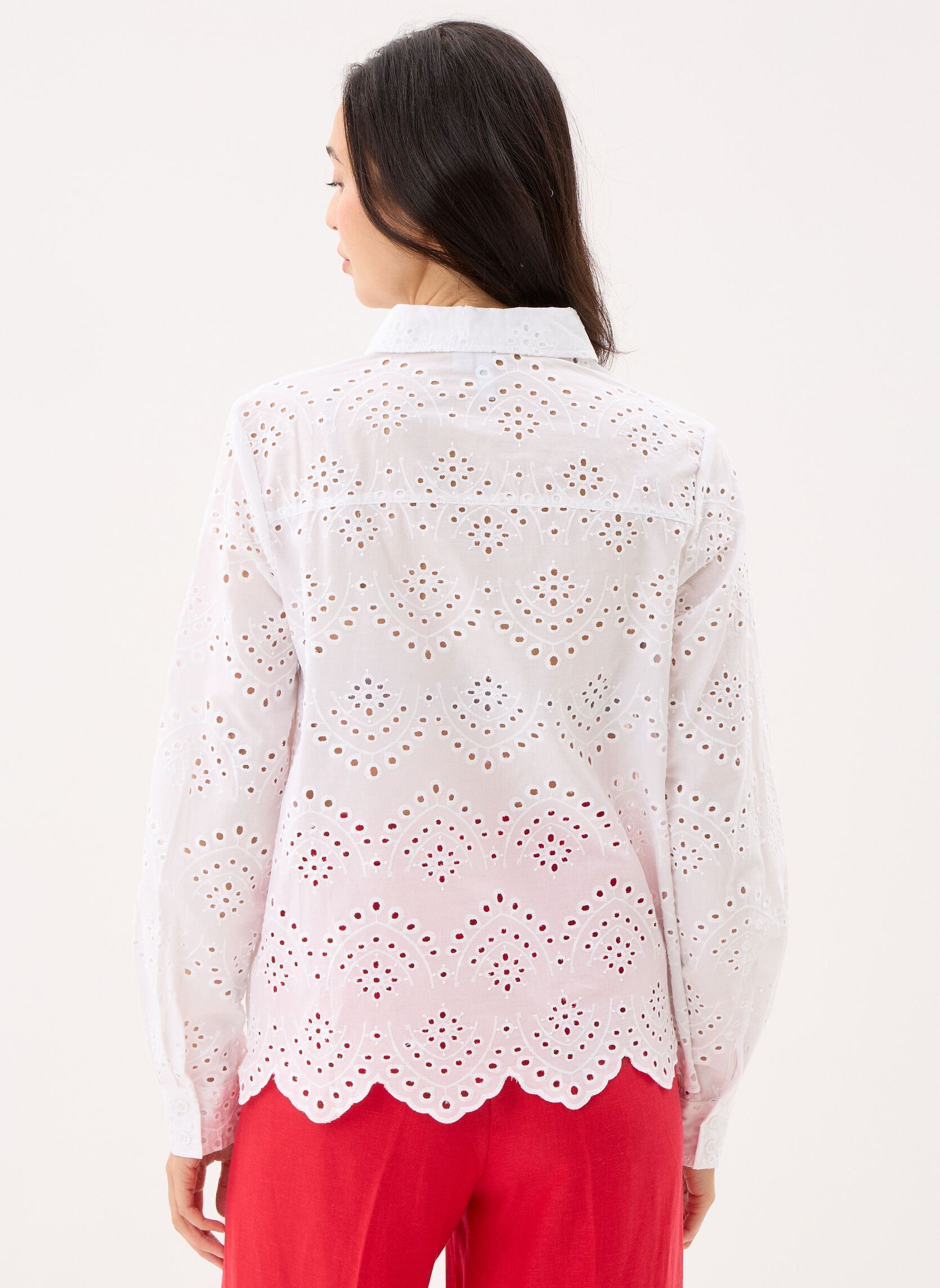 Hemden Pcvilde Ls Shirt Wvn Noos damen weiß Pieces Hemden Pcvilde Ls Shirt Wvn Noos damen weiß Bright white