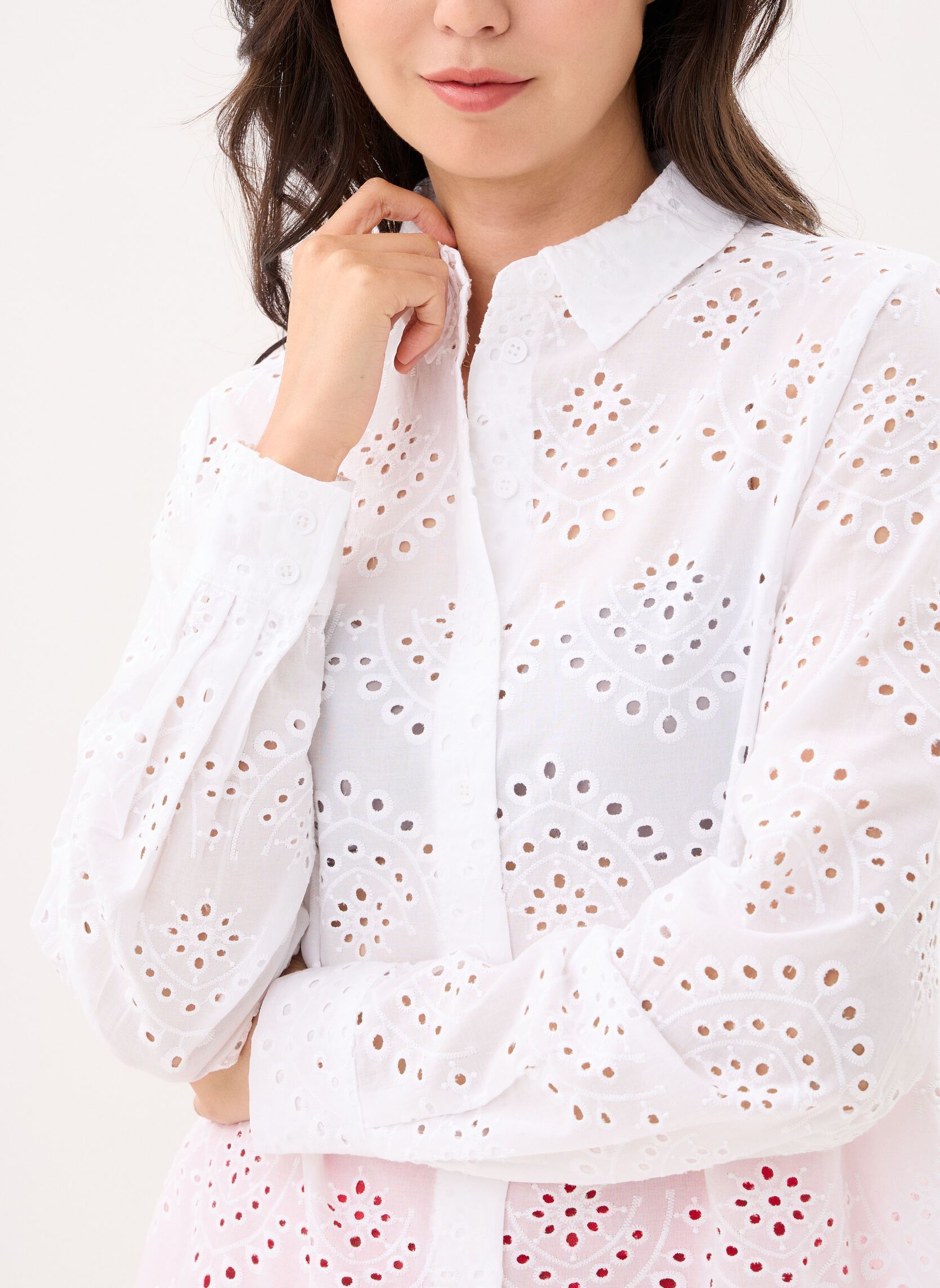 Hemden Pcvilde Ls Shirt Wvn Noos damen weiß Pieces Hemden Pcvilde Ls Shirt Wvn Noos damen weiß Bright white