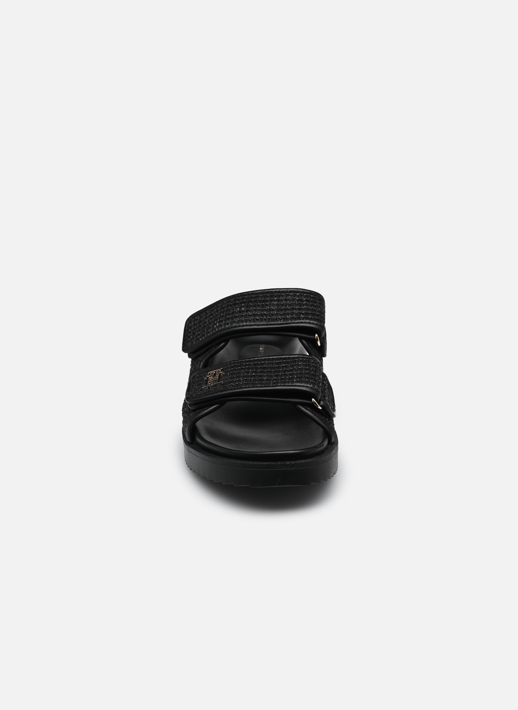 Mules DOUBLE STRAP RAFFIA femme noir Tommy Hilfiger Mules DOUBLE STRAP RAFFIA femme noir BLACK
