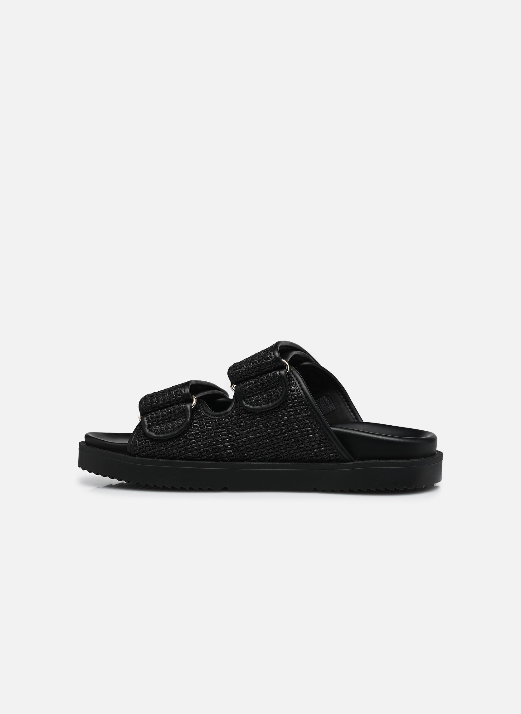 Mules DOUBLE STRAP RAFFIA femme noir Tommy Hilfiger Mules DOUBLE STRAP RAFFIA femme noir BLACK