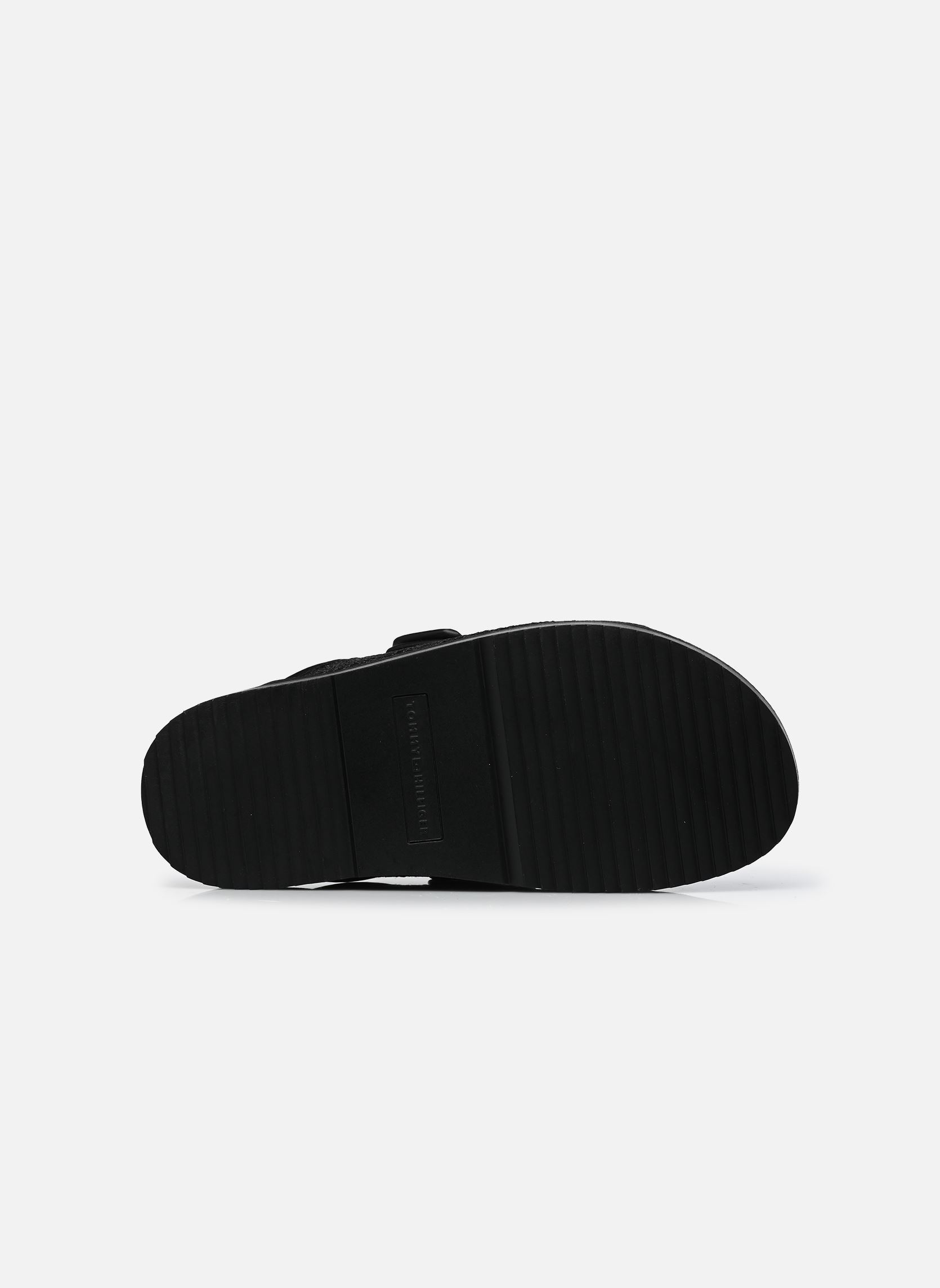 Mules DOUBLE STRAP RAFFIA femme noir Tommy Hilfiger Mules DOUBLE STRAP RAFFIA femme noir BLACK