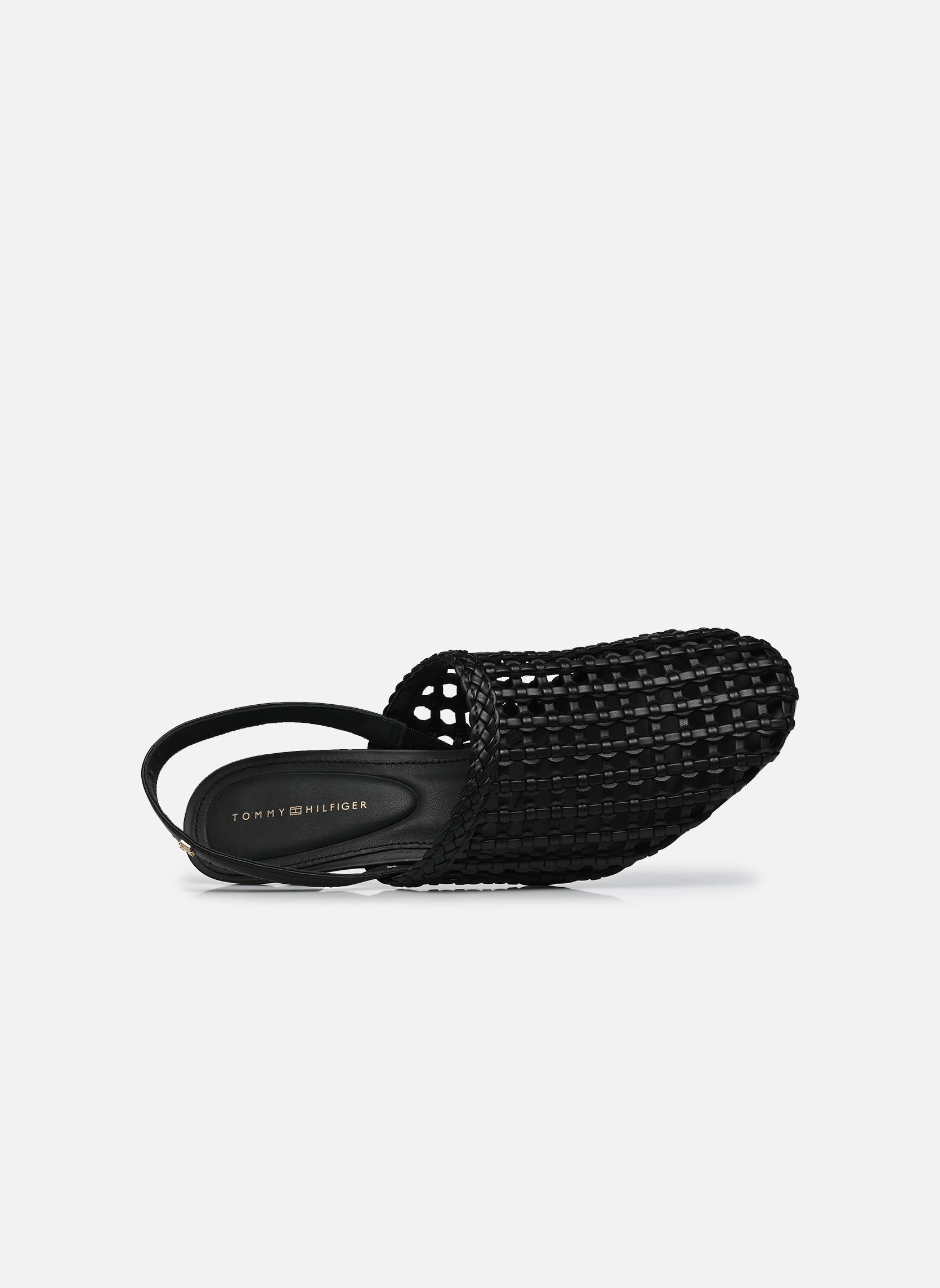 Escarpins à brides TH WOVEN CLOSED TOE femme noir Tommy Hilfiger Escarpins à brides TH WOVEN CLOSED TOE femme noir BLACK