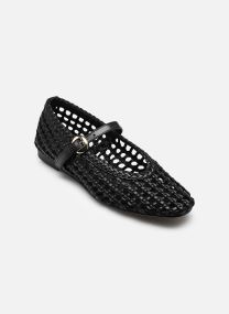 Ballerines classiques WOVEN LEATHER MIX BA femme beige