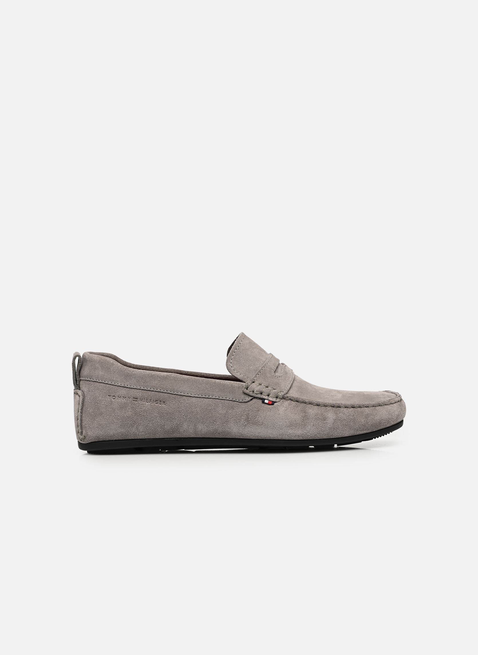 Mocassins CORE HILFIEGR SUEDE homme gris Tommy Hilfiger Mocassins CORE HILFIEGR SUEDE homme gris GREY