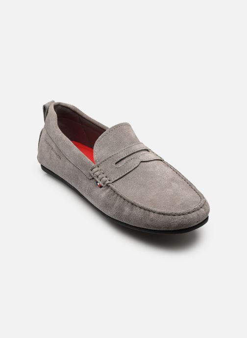 Tommy Hilfiger Mocassins CORE HILFIEGR SUEDE homme gris